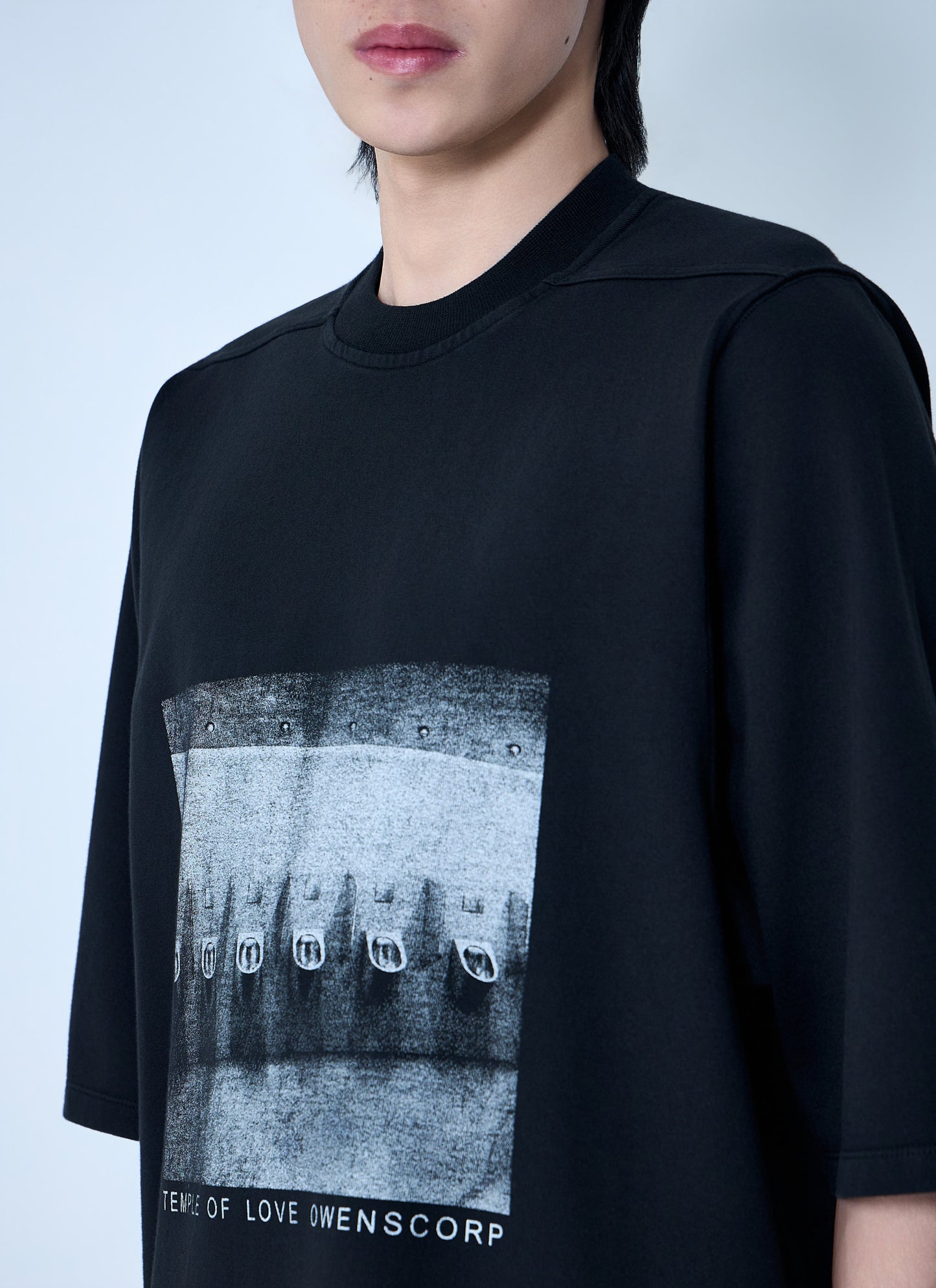 Rick Owens Drkshdw Men Jumbo Ss T-Shirt RICK OWENS