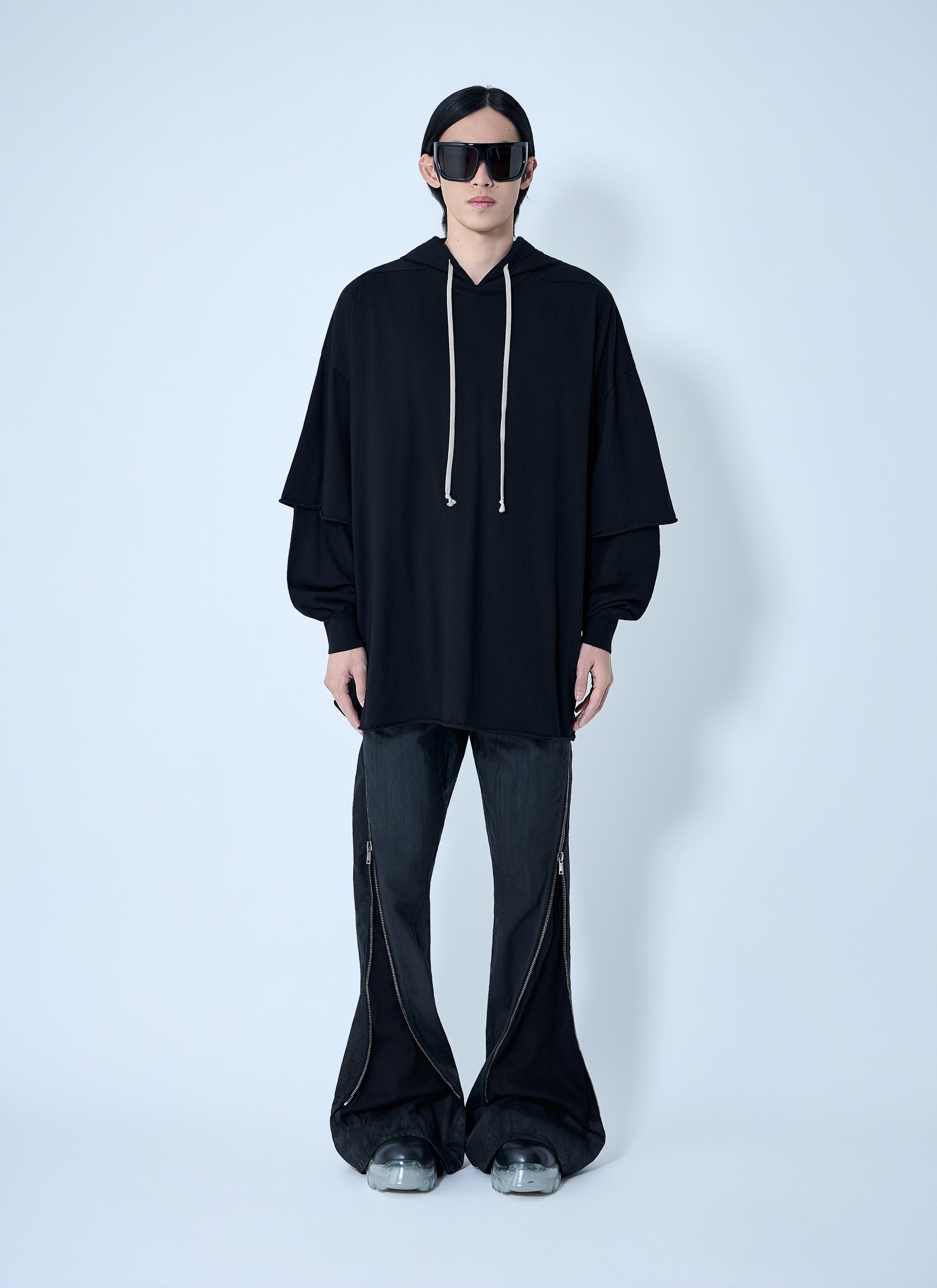 Rick Owens Drkshdw Men Tommy Hustler Hoodie RICK OWENS
