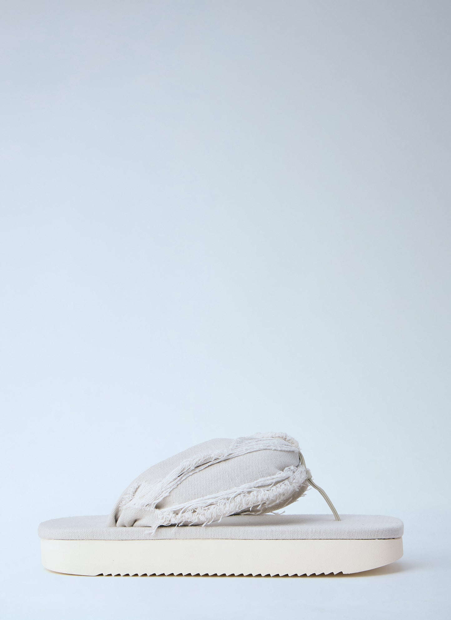 Rick Owens Drkshdw Men Frayed Edge Thong Sandals RICK OWENS