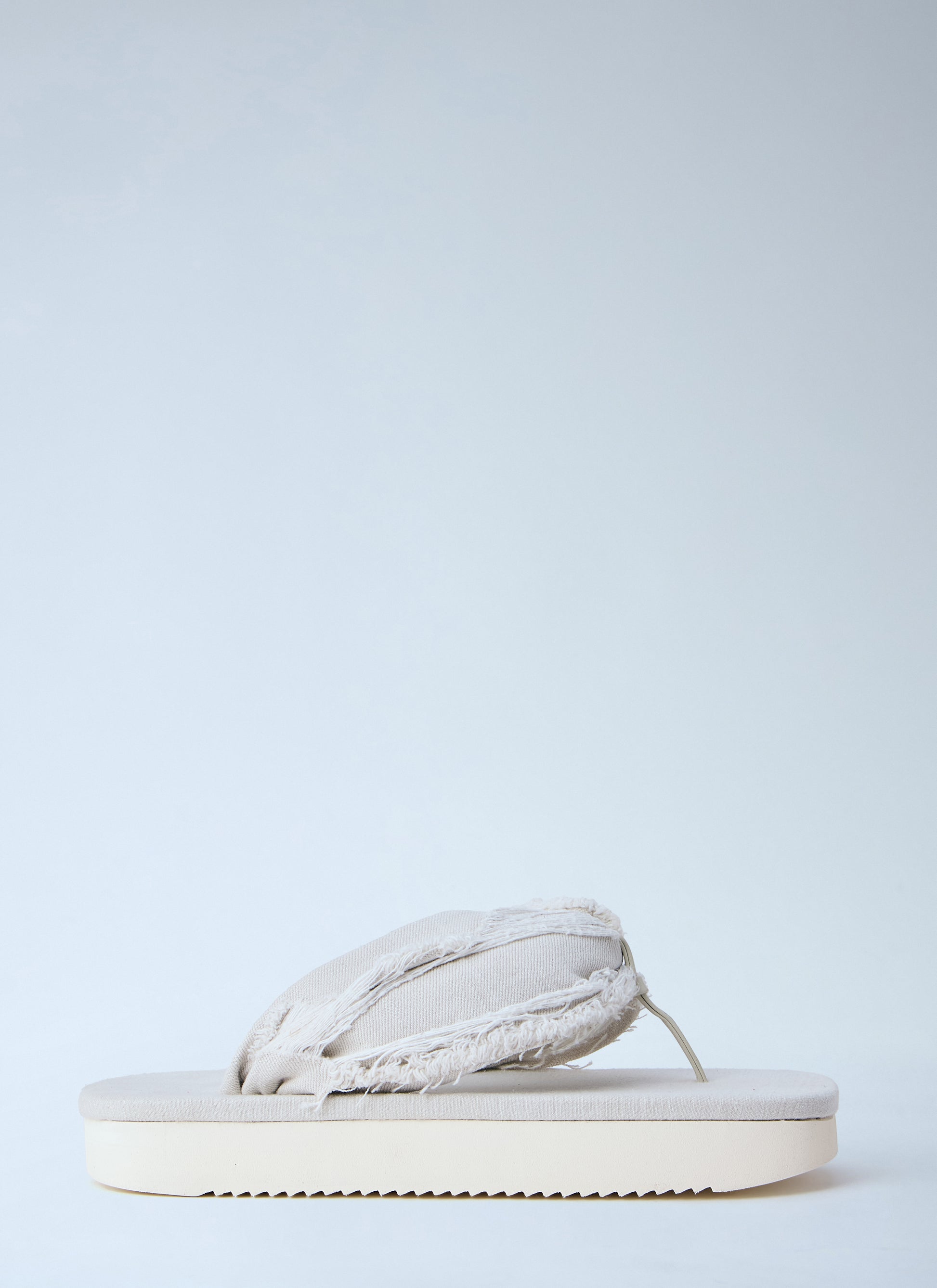 Rick Owens Drkshdw Men Frayed Edge Thong Sandals RICK OWENS