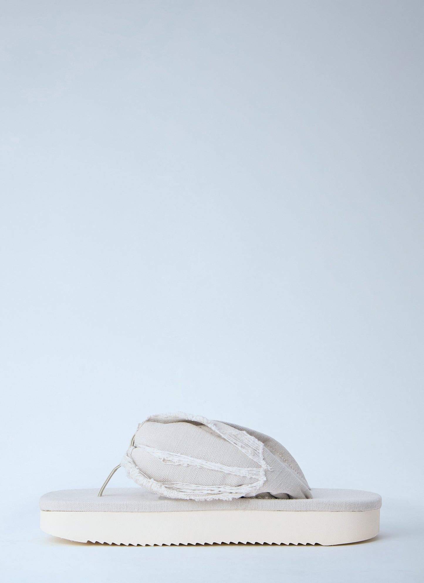 Rick Owens Drkshdw Men Frayed Edge Thong Sandals RICK OWENS