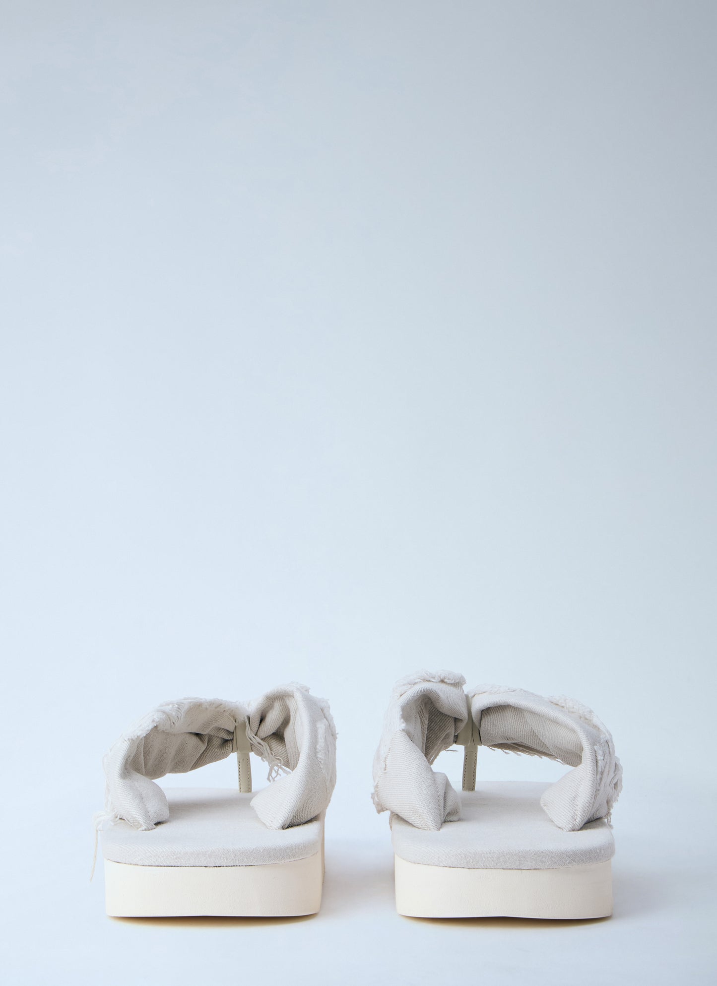 Rick Owens Drkshdw Men Frayed Edge Thong Sandals RICK OWENS