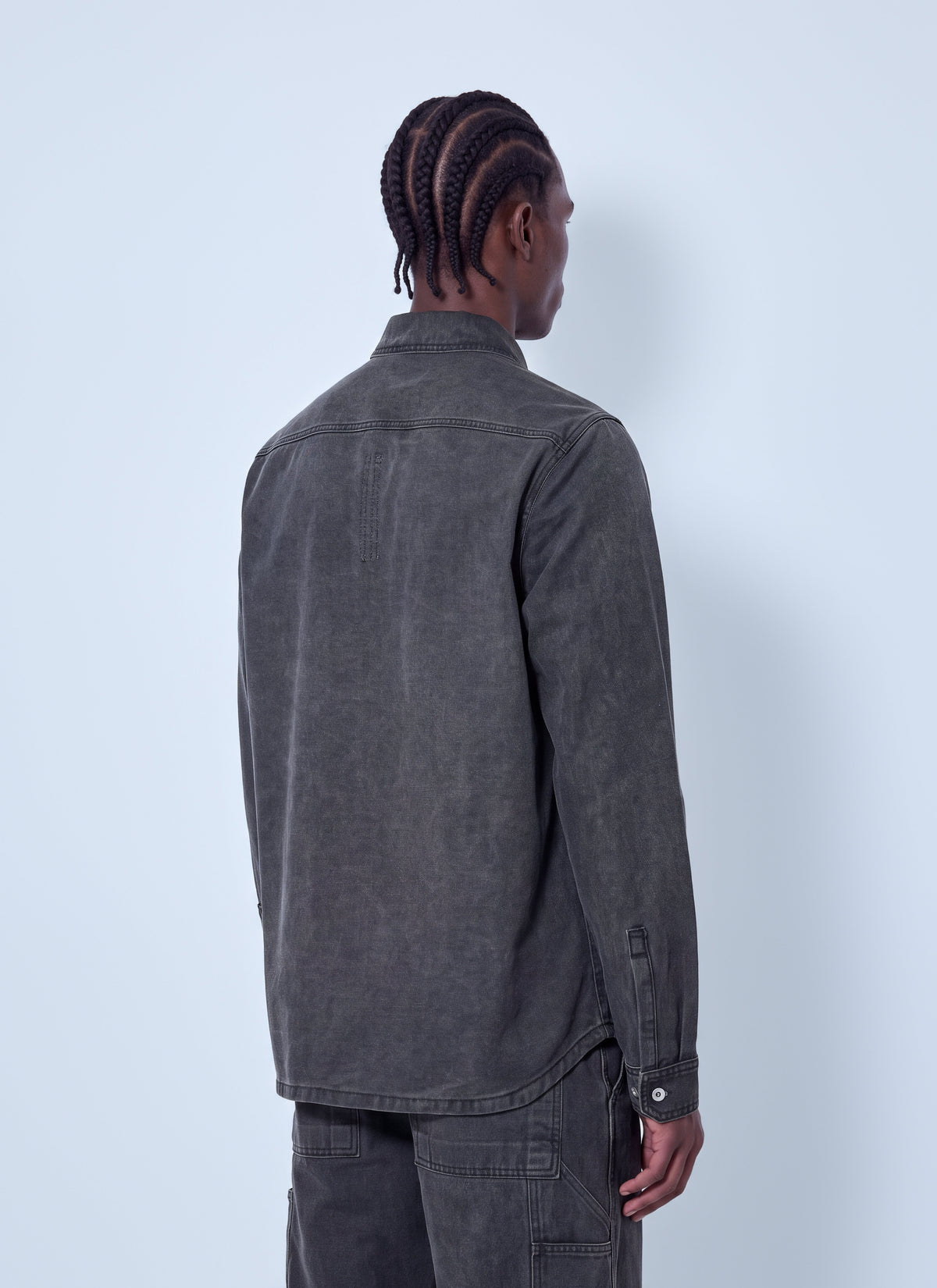 Rick Owens Drkshdw Men Denim Shirt RICK OWENS