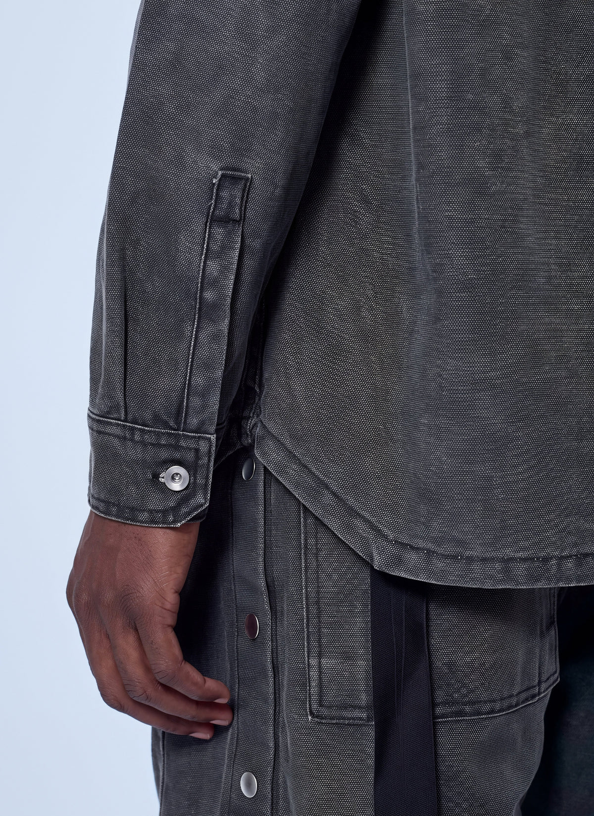 Rick Owens Drkshdw Men Denim Shirt RICK OWENS