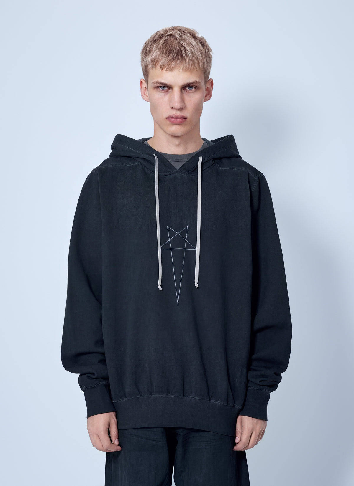 Rick Owens Drkshdw Men Oversized Hoodie RICK OWENS