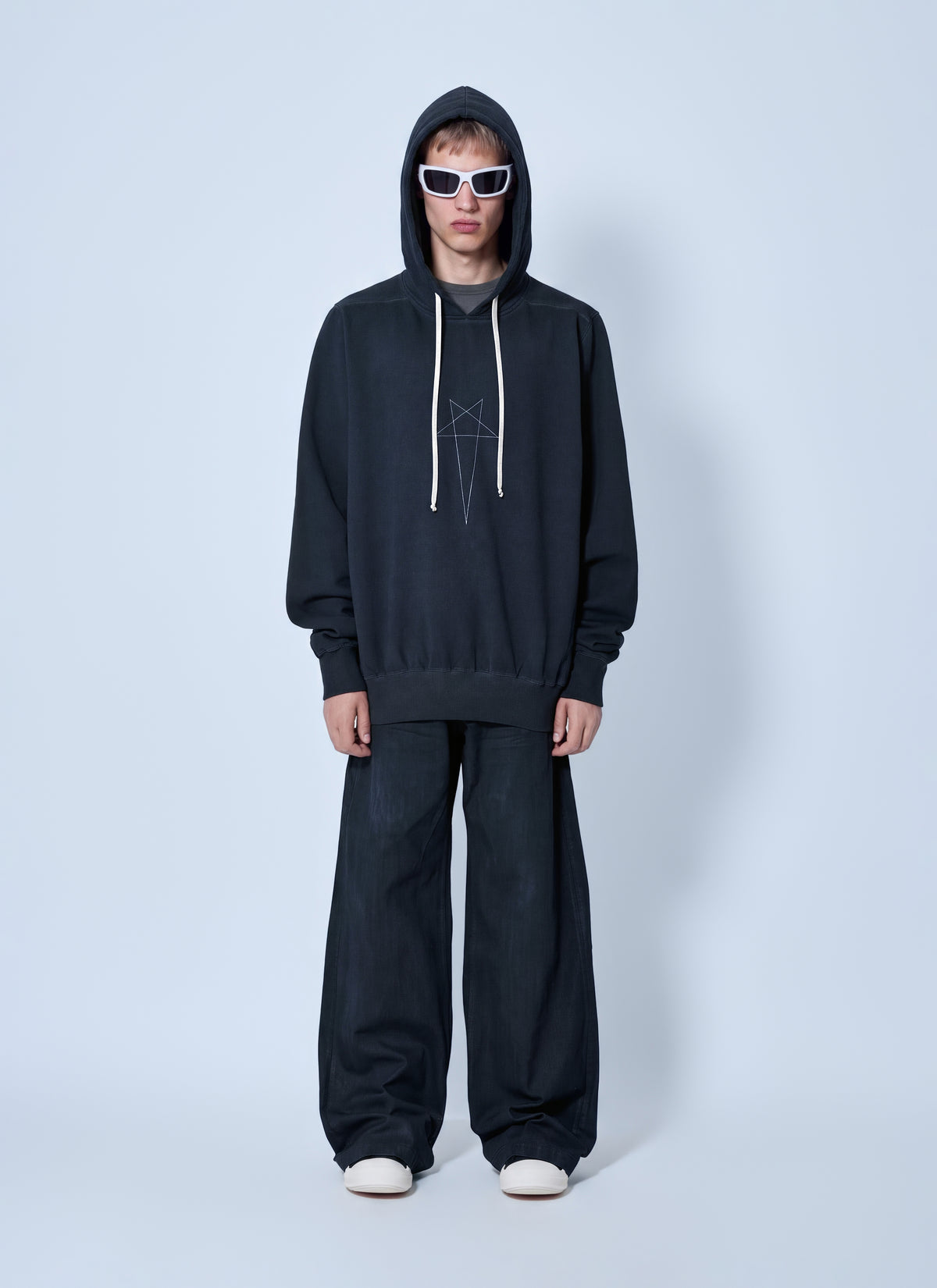 Rick Owens Drkshdw Men Oversized Hoodie RICK OWENS