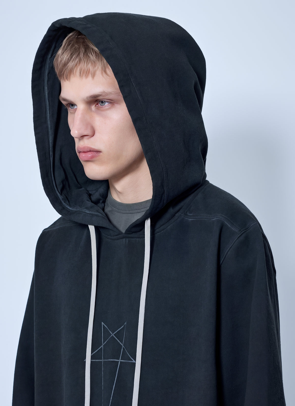 Rick Owens Drkshdw Men Oversized Hoodie RICK OWENS