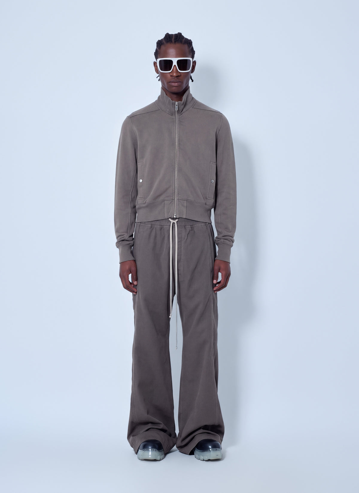 Rick Owens Drkshdw Men High Neck Zip-Up Jacket RICK OWENS