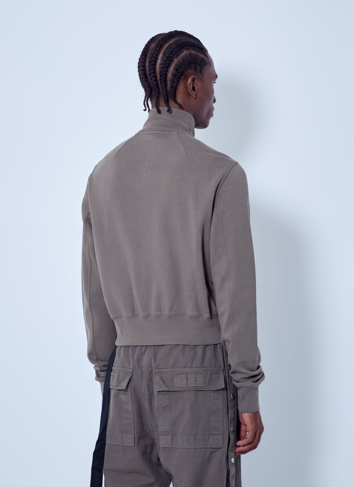 Rick Owens Drkshdw Men High Neck Zip-Up Jacket RICK OWENS