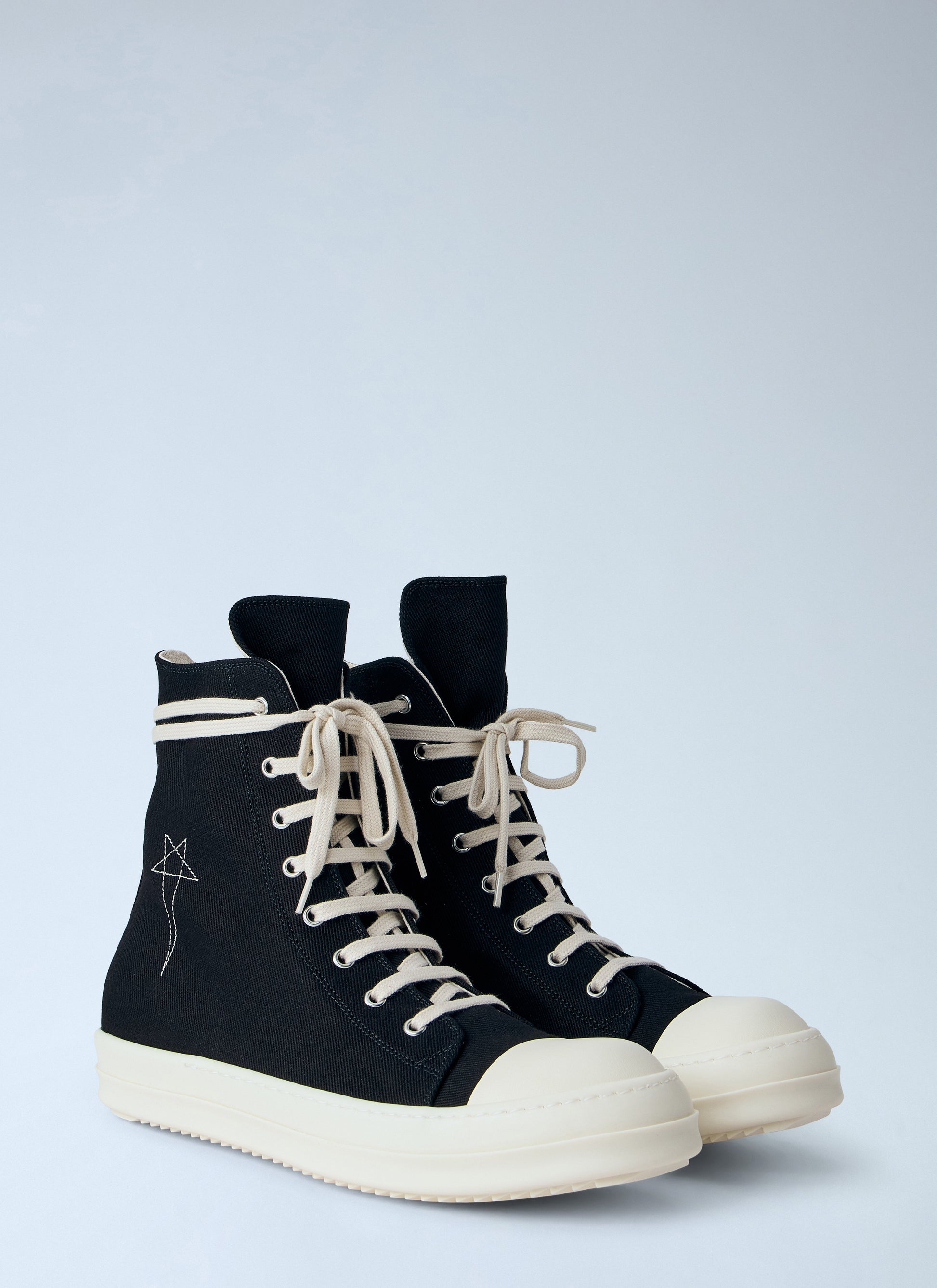 Rick Owens Drkshdw Men High-Top Canvas Sneakers RICK OWENS