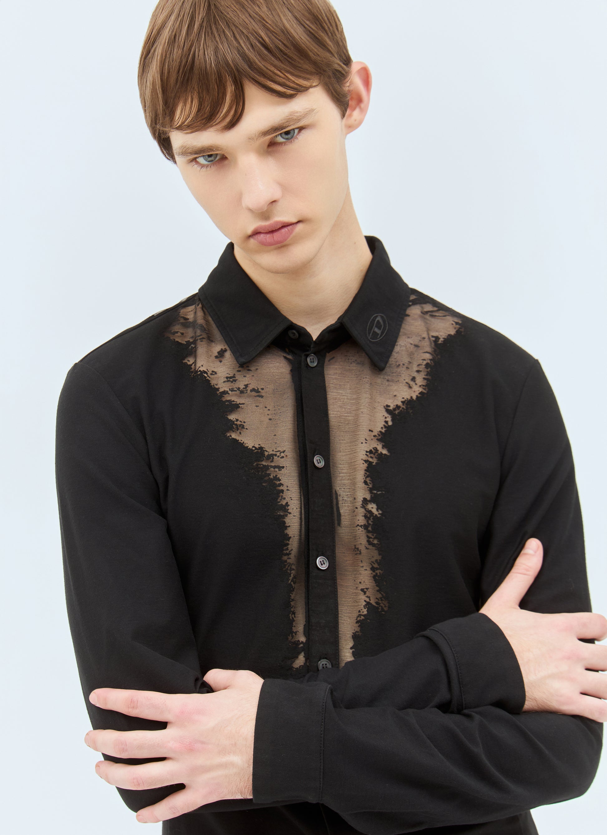 Diesel Men S-Sun-Plain Shirt DIESEL