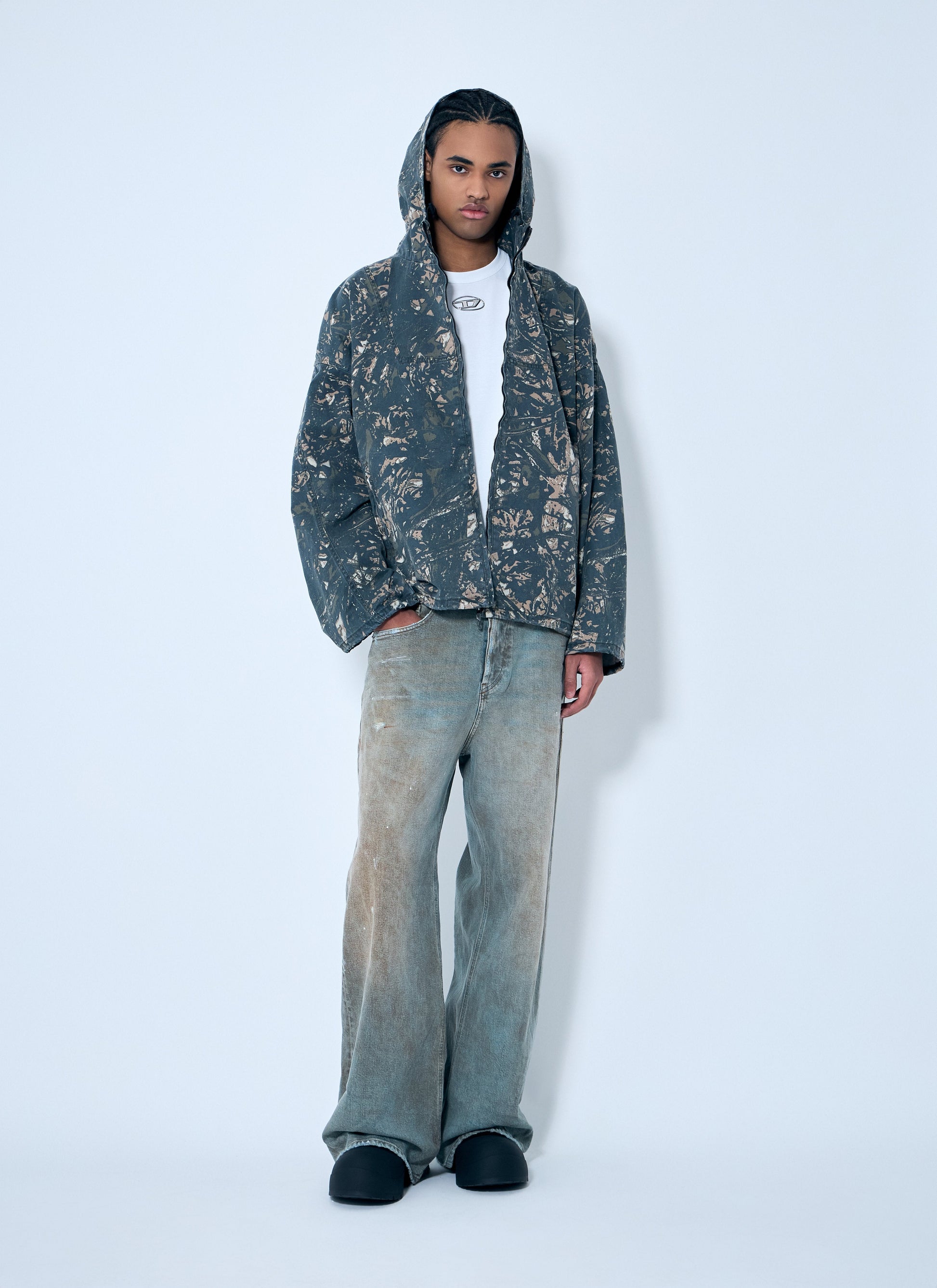 Diesel Men J-Lint Hooded Jacket DIESEL