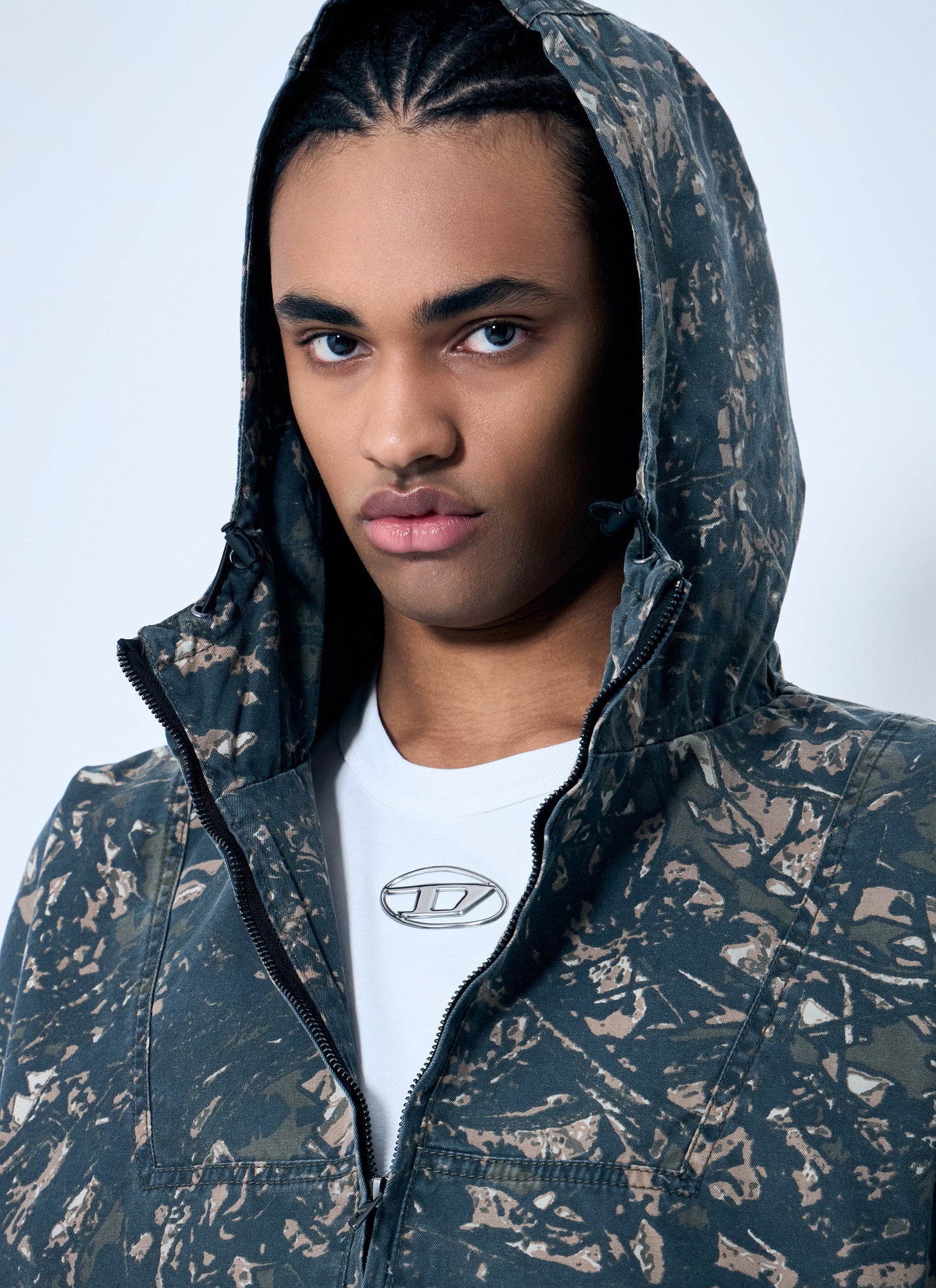 Diesel Men J-Lint Hooded Jacket DIESEL