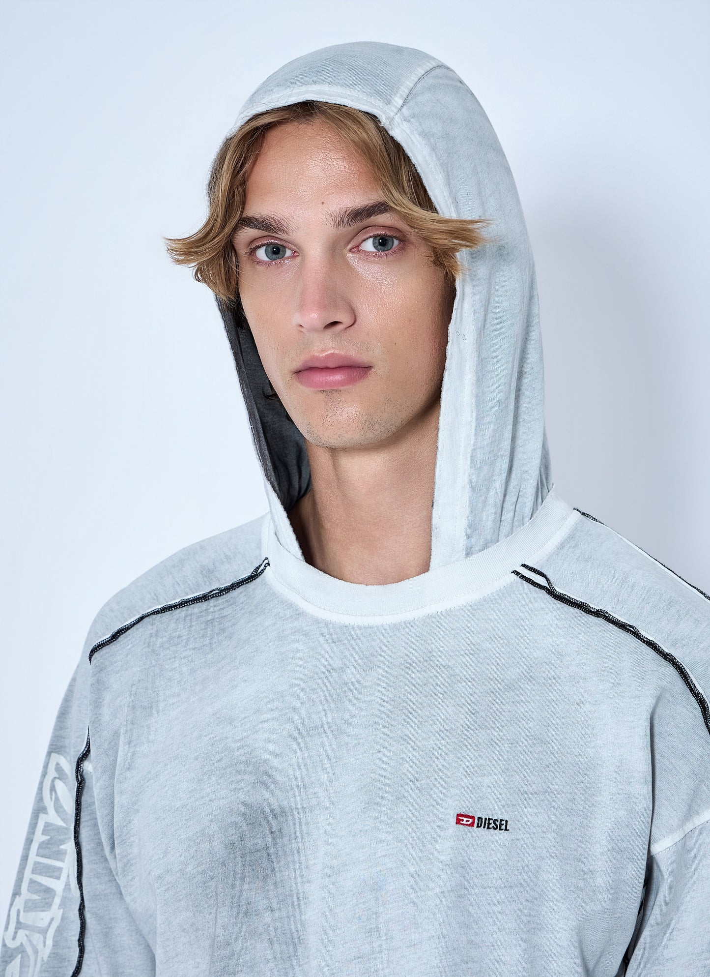 Diesel Men T-Riven-Ls Hoodie DIESEL