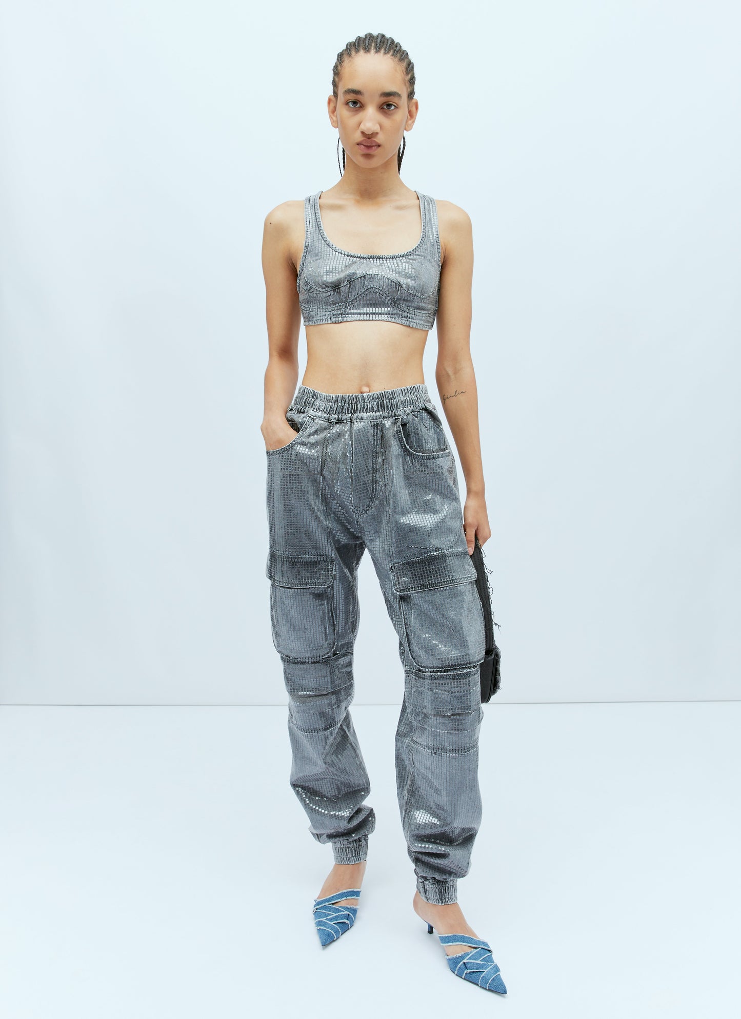 Diesel Women De-Toppy-S Crop Top DIESEL