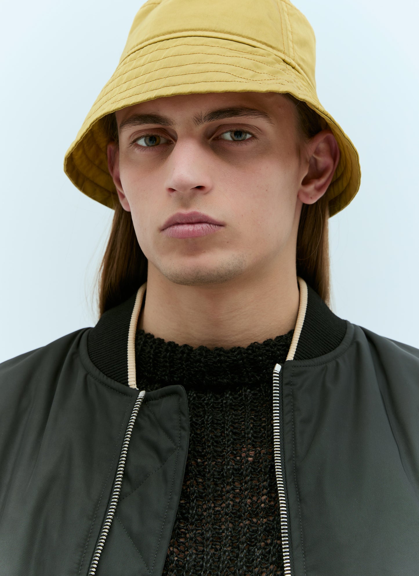 Dries Van Noten Men Topstitching Bucklet Hat DRIES VAN NOTEN