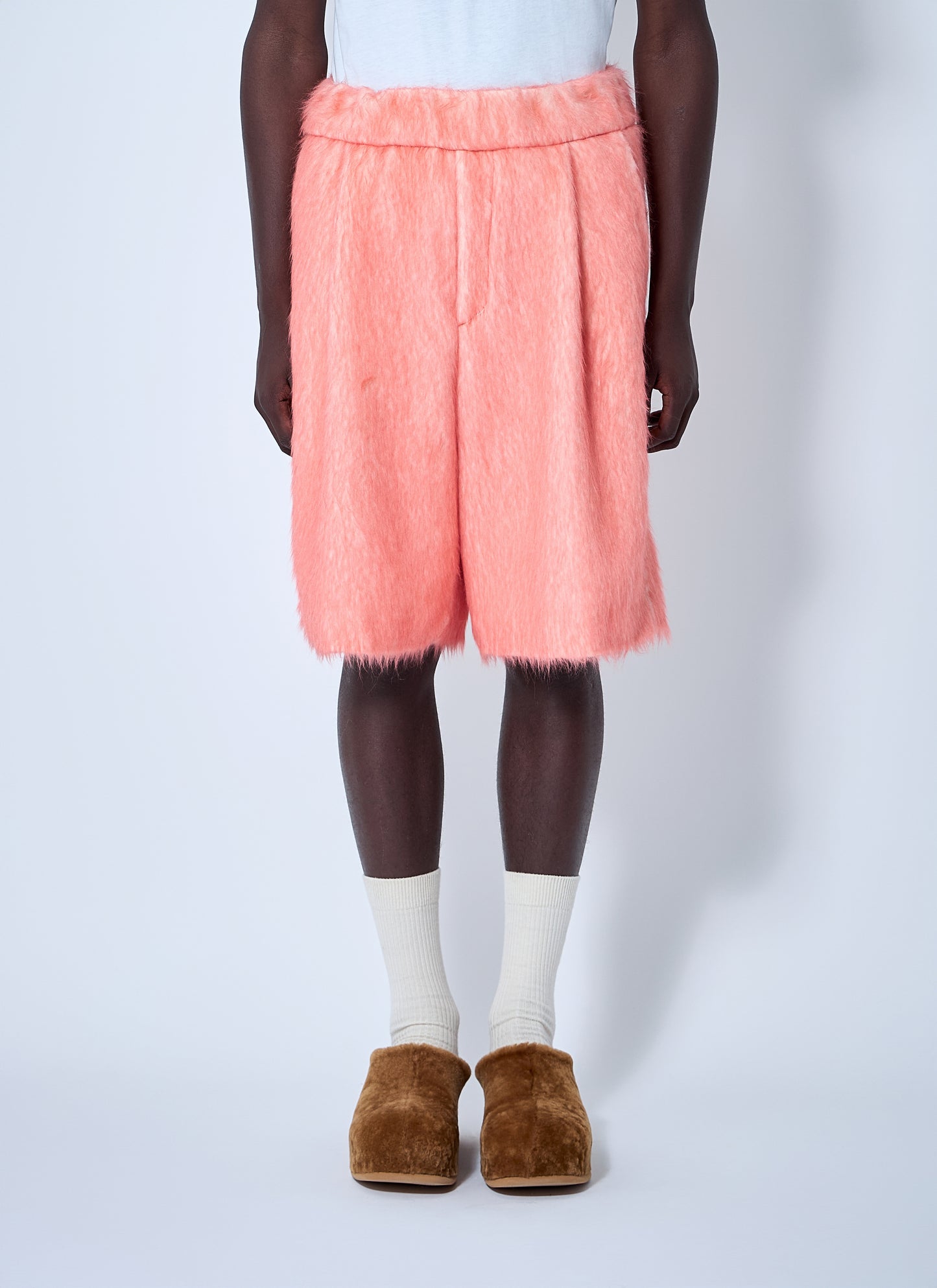 Dries Van Noten Men Brushed Wool Shorts DRIES VAN NOTEN