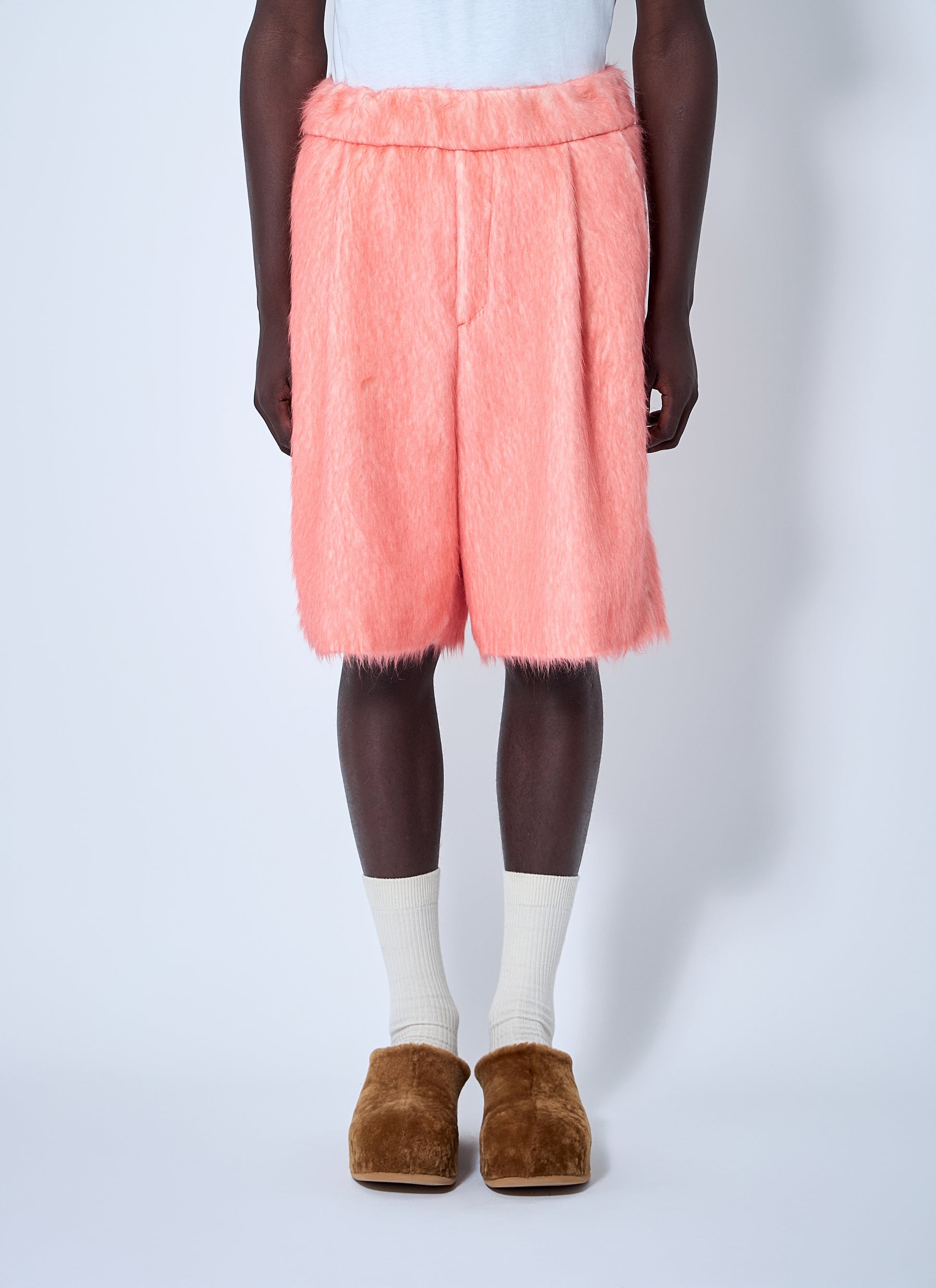 Dries Van Noten Men Brushed Wool Shorts DRIES VAN NOTEN