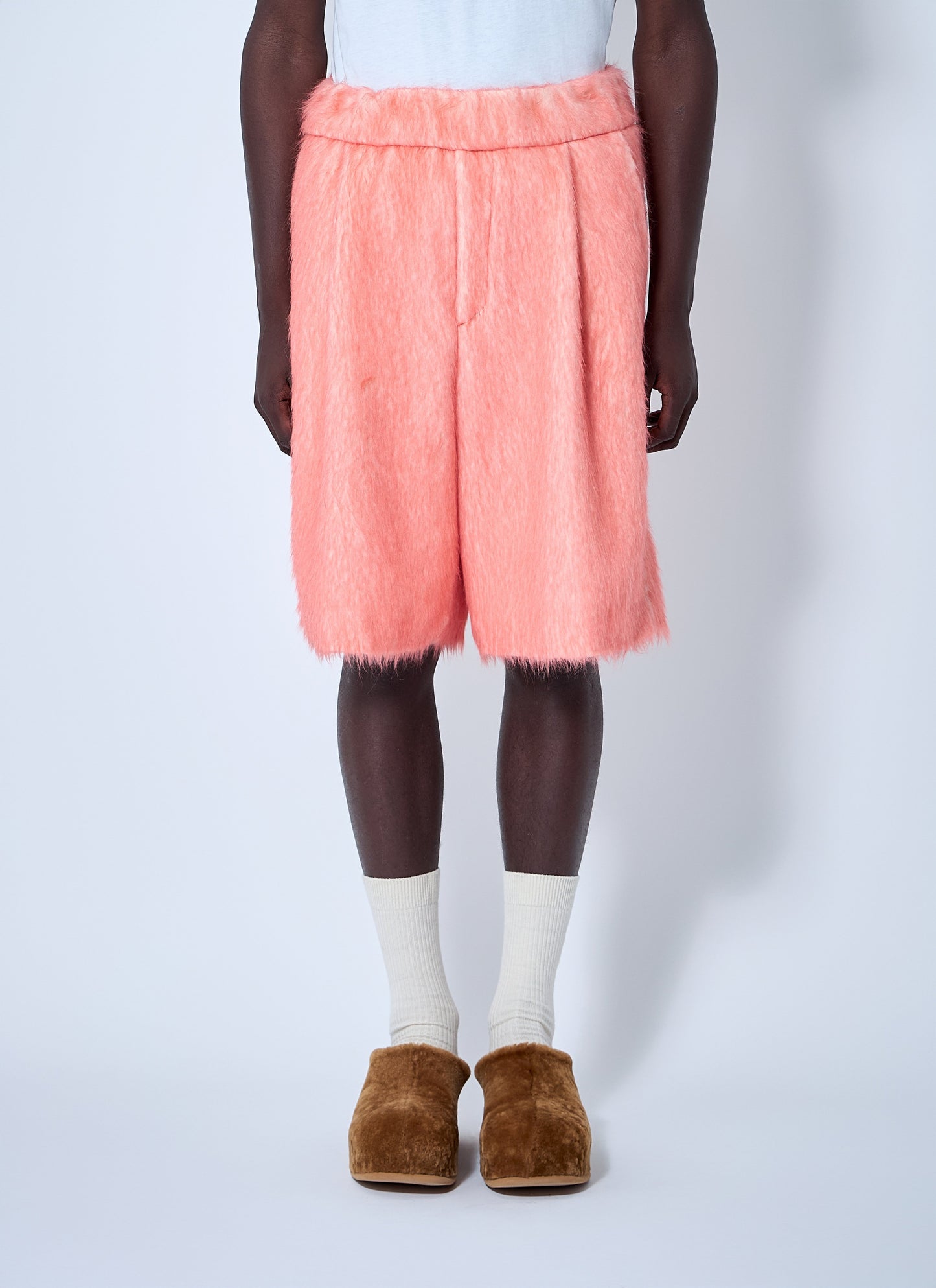 Dries Van Noten Men Brushed Wool Shorts DRIES VAN NOTEN
