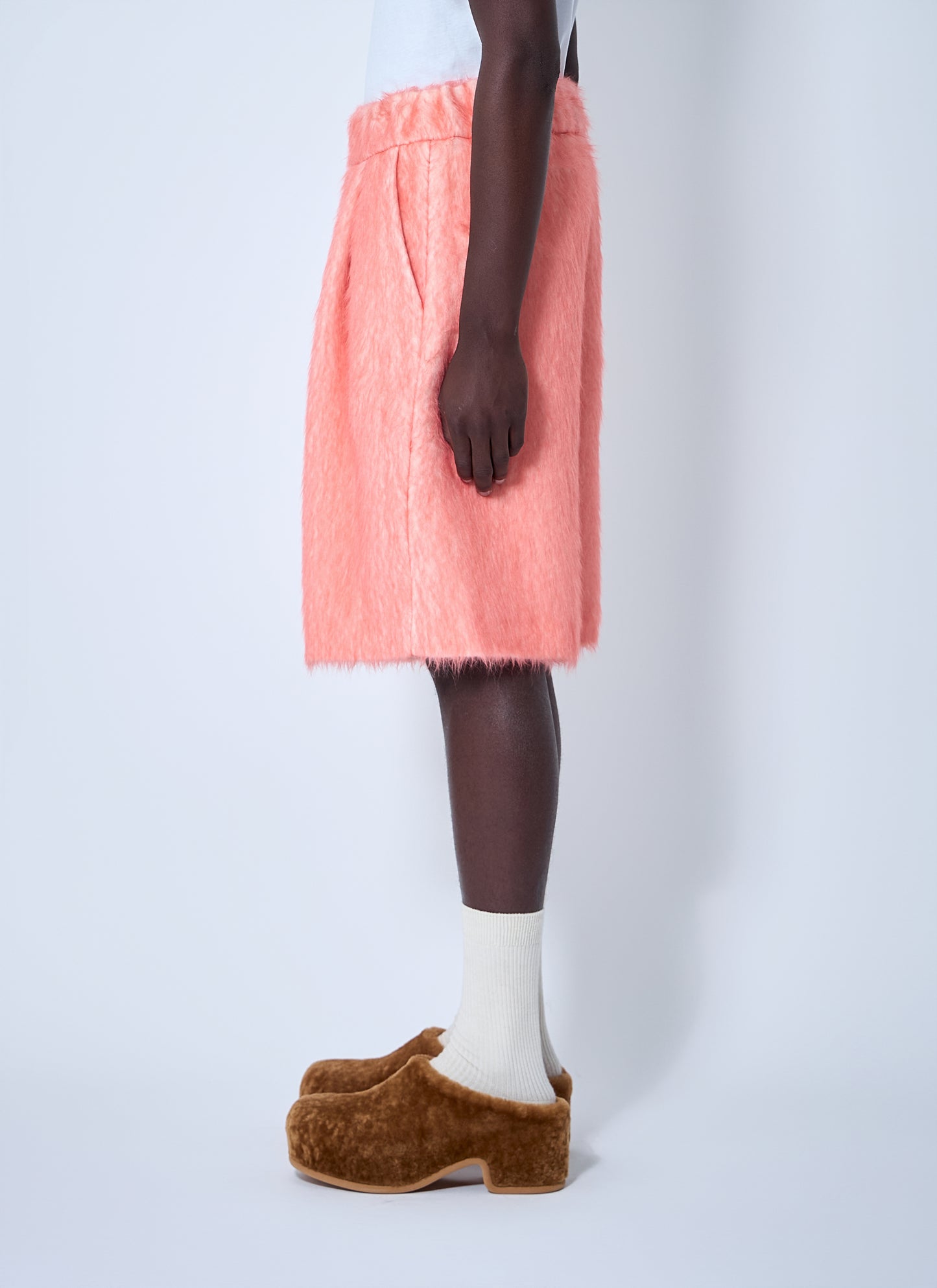 Dries Van Noten Men Brushed Wool Shorts DRIES VAN NOTEN