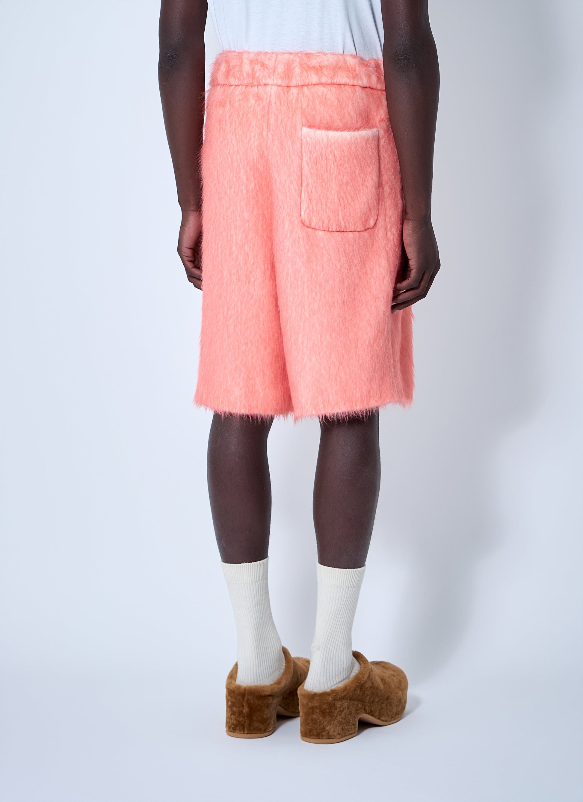 Dries Van Noten Men Brushed Wool Shorts DRIES VAN NOTEN