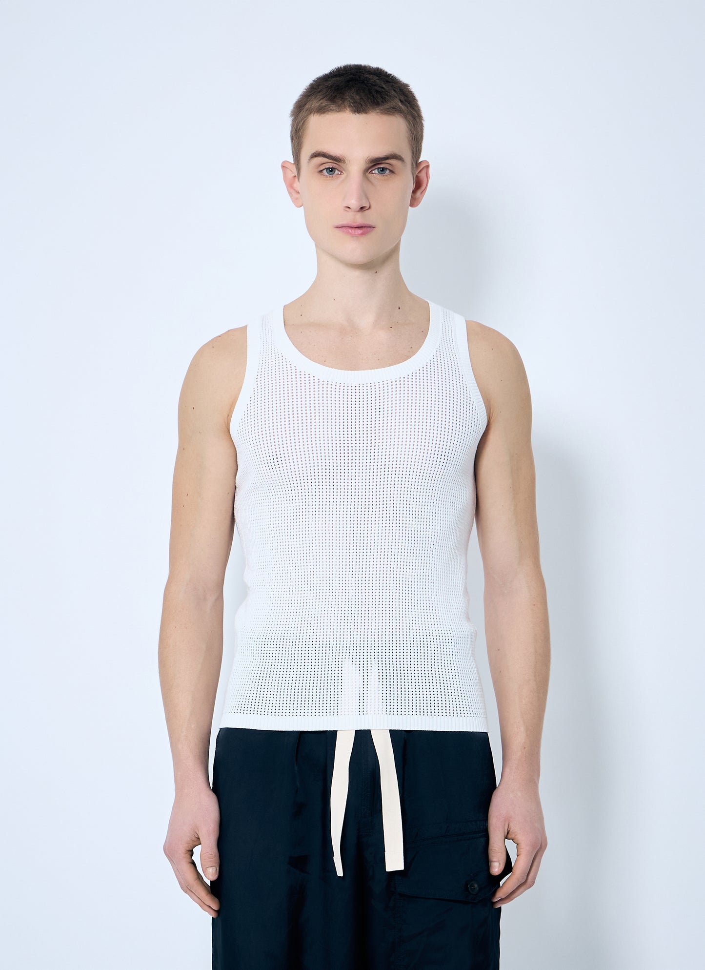 Dries Van Noten Men Merit Knit Tank Top DRIES VAN NOTEN