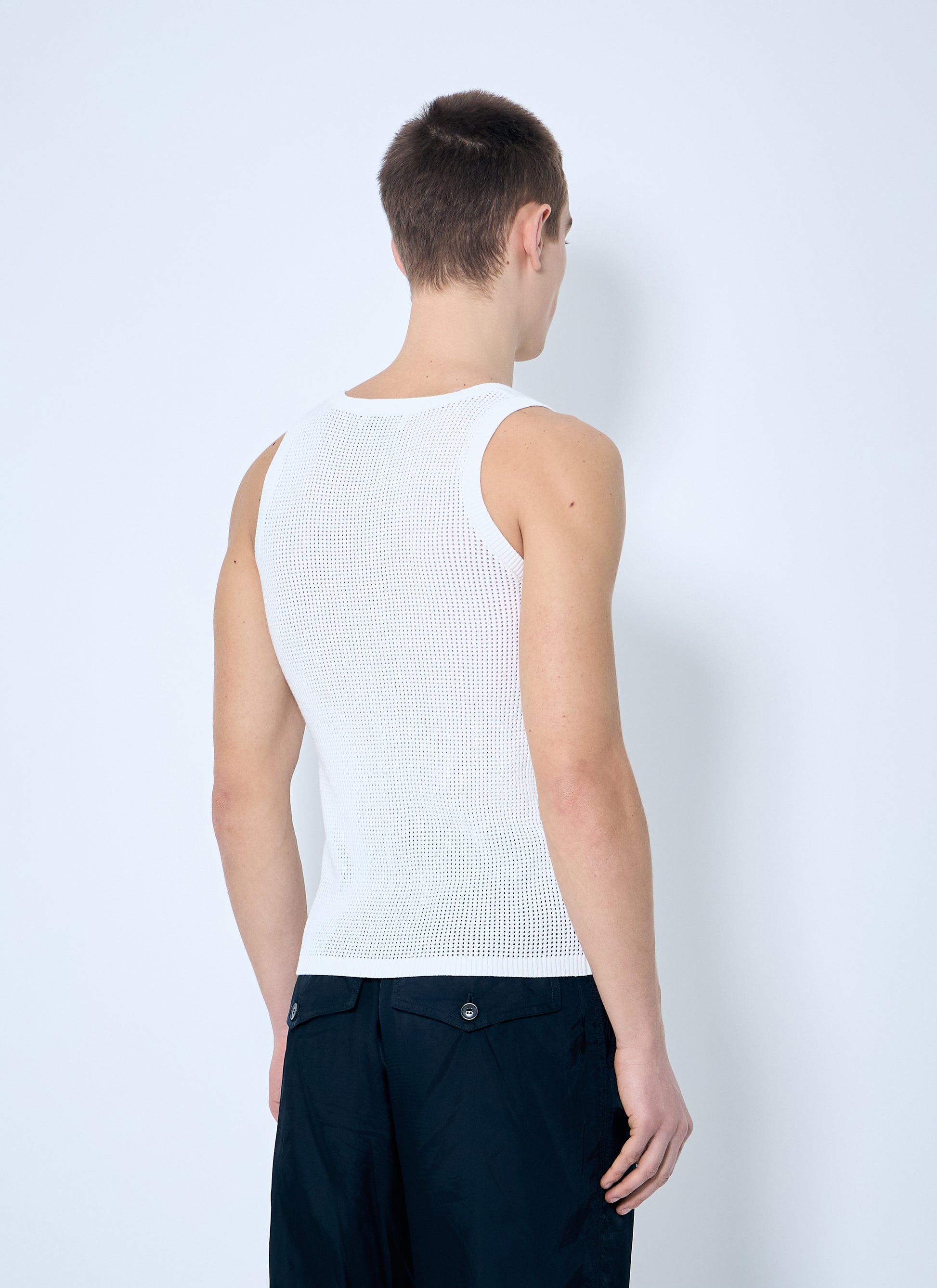 Dries Van Noten Men Merit Knit Tank Top DRIES VAN NOTEN