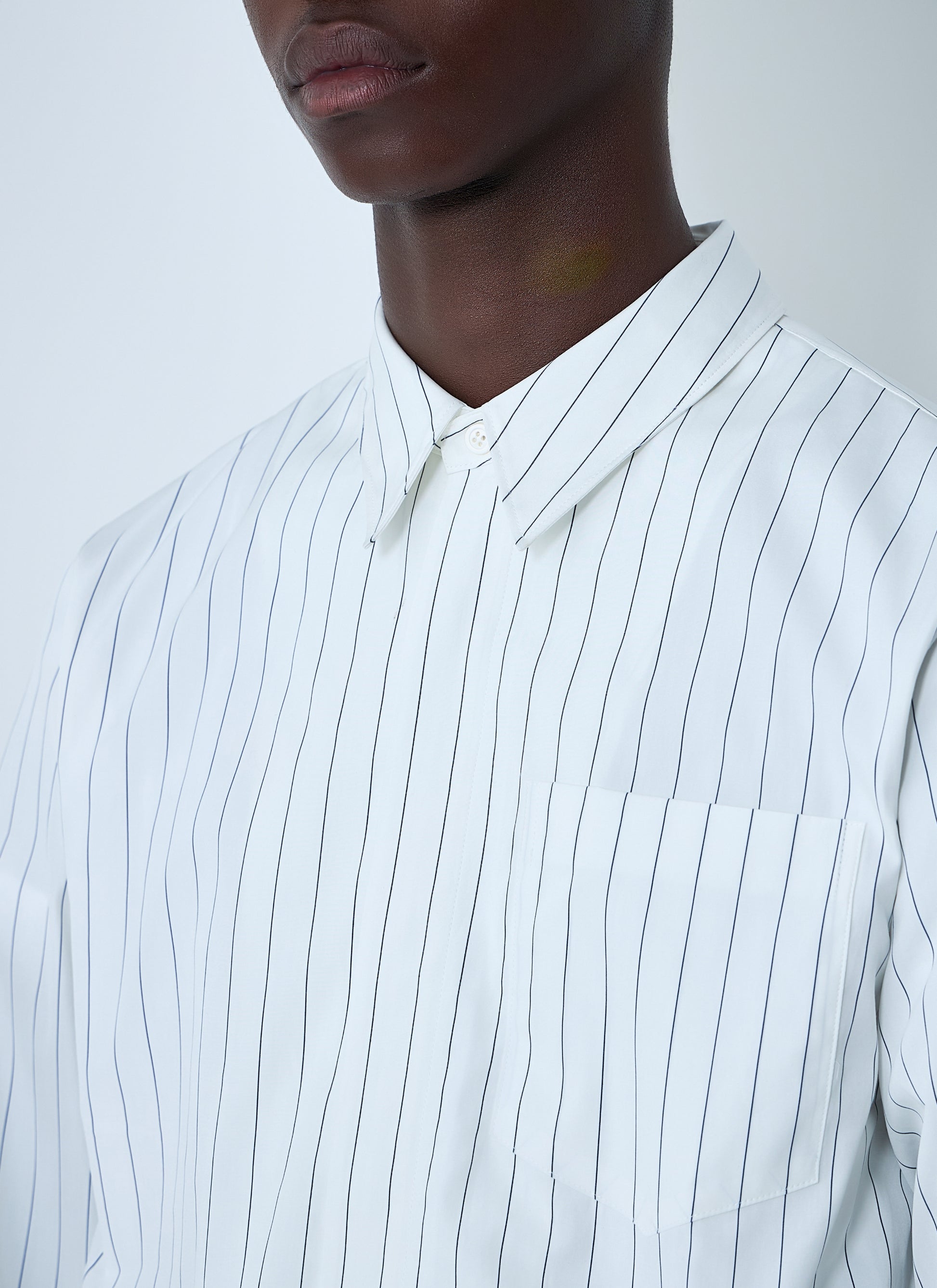 Dries Van Noten Men Stripe Button-Down Shirt DRIES VAN NOTEN