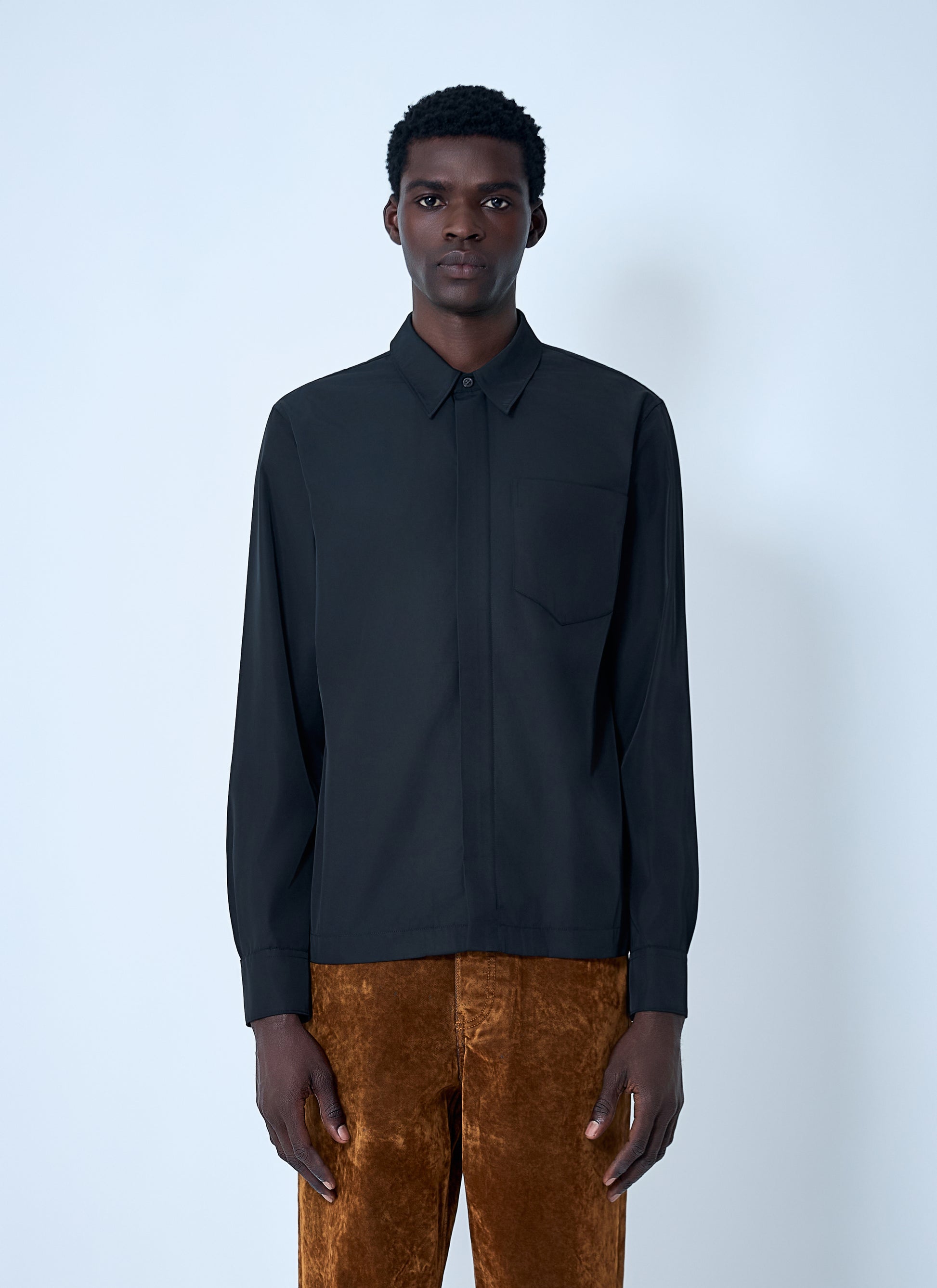 Dries Van Noten Men Nylon Shirt DRIES VAN NOTEN