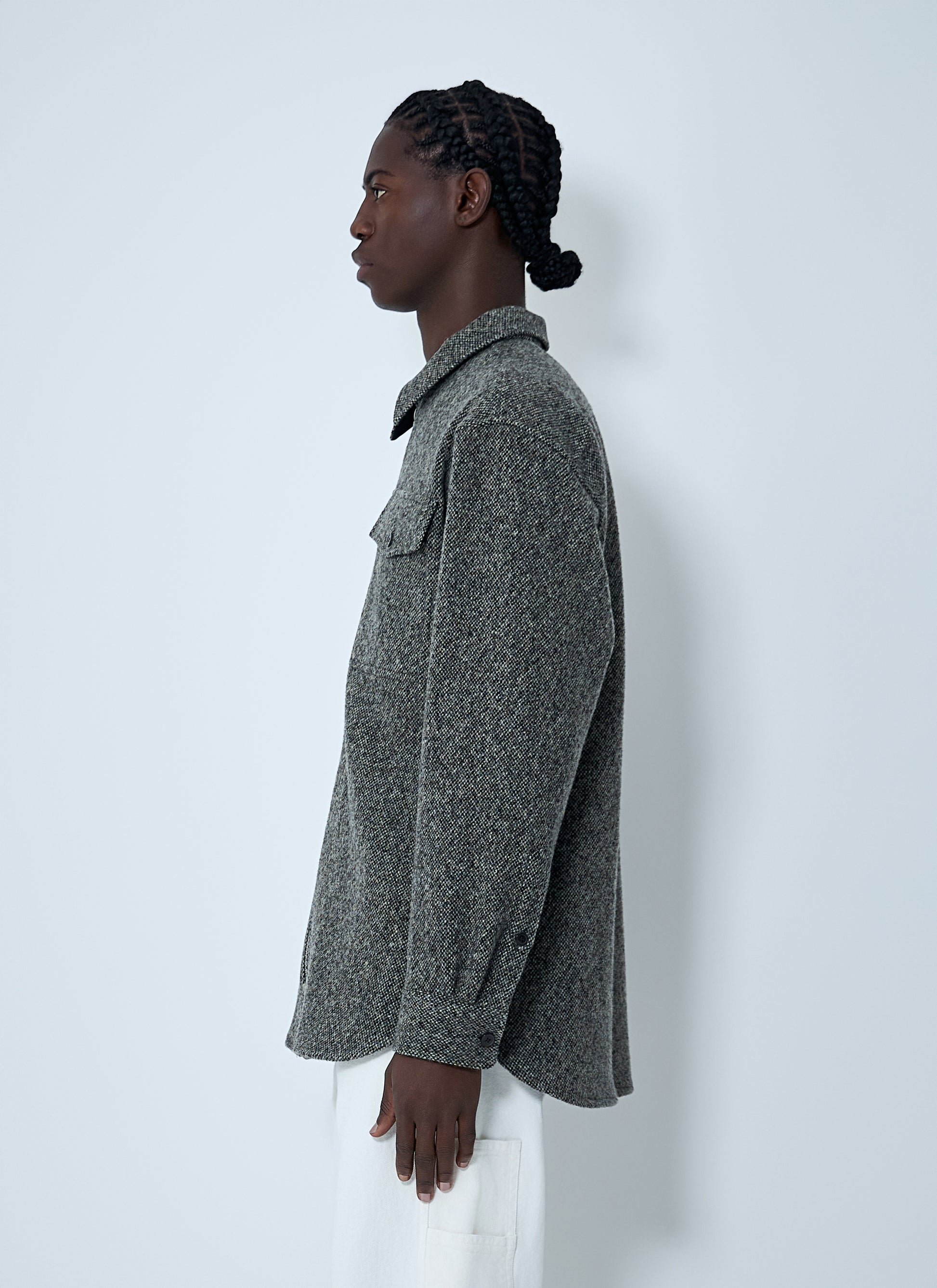 Dries Van Noten Men Herringbone Zip Jacket DRIES VAN NOTEN