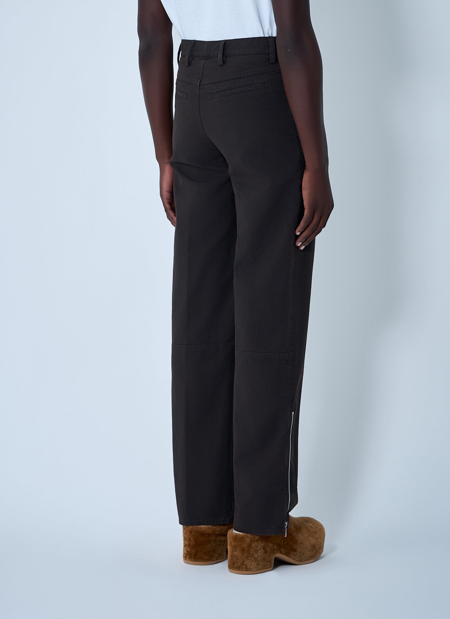 Dries Van Noten Men Zip Cotton-Twill Pants DRIES VAN NOTEN