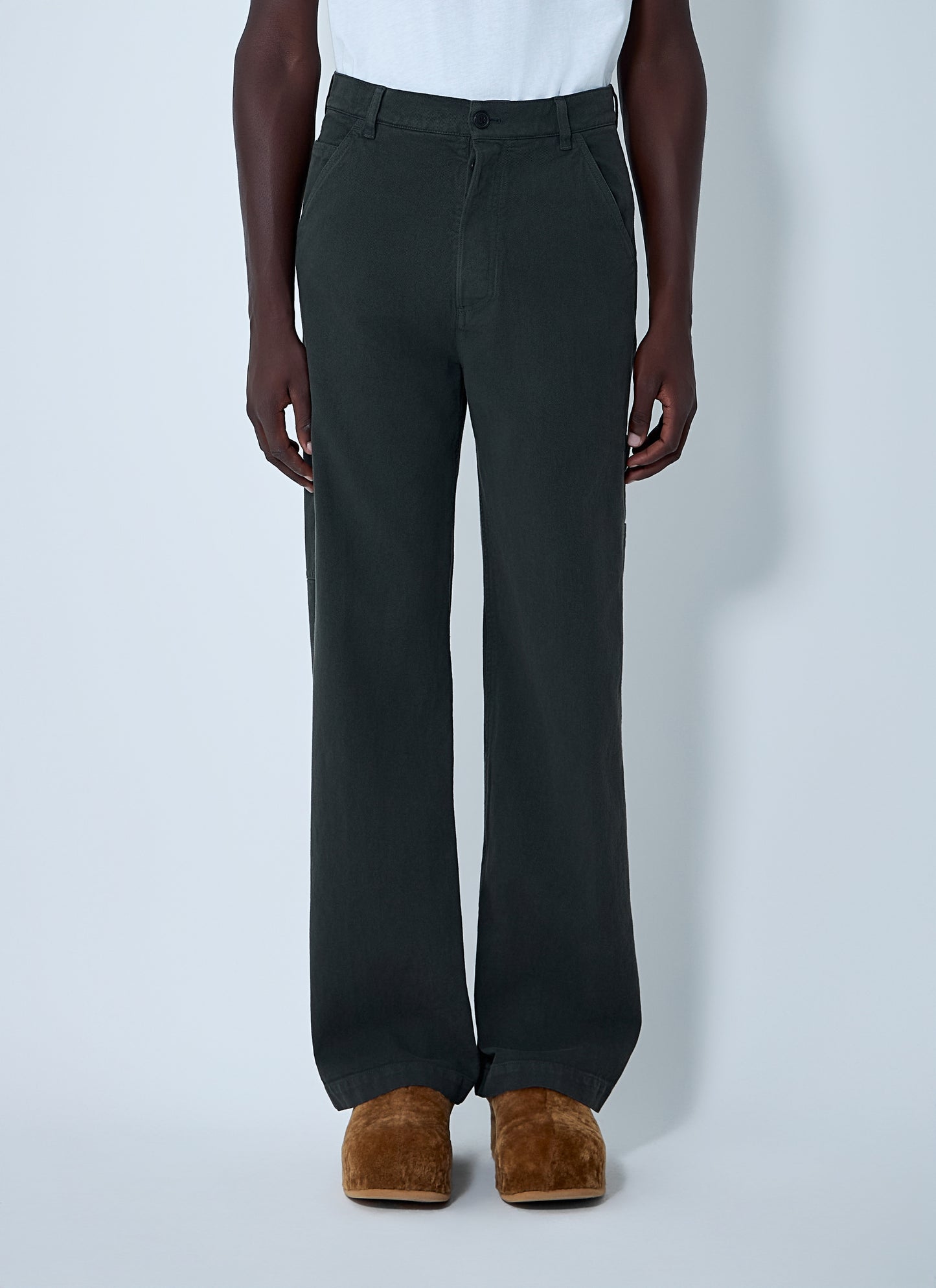 Dries Van Noten Men Drawstring Cotton Pants DRIES VAN NOTEN