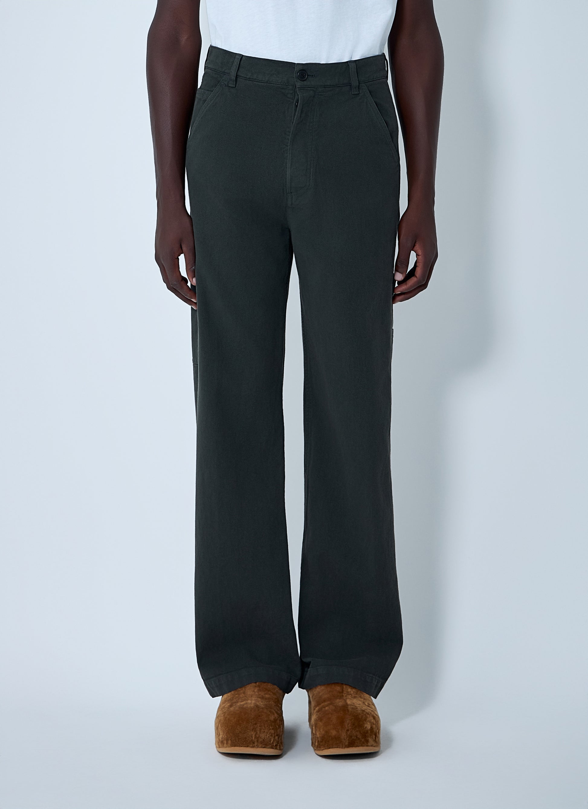Dries Van Noten Men Drawstring Cotton Pants DRIES VAN NOTEN