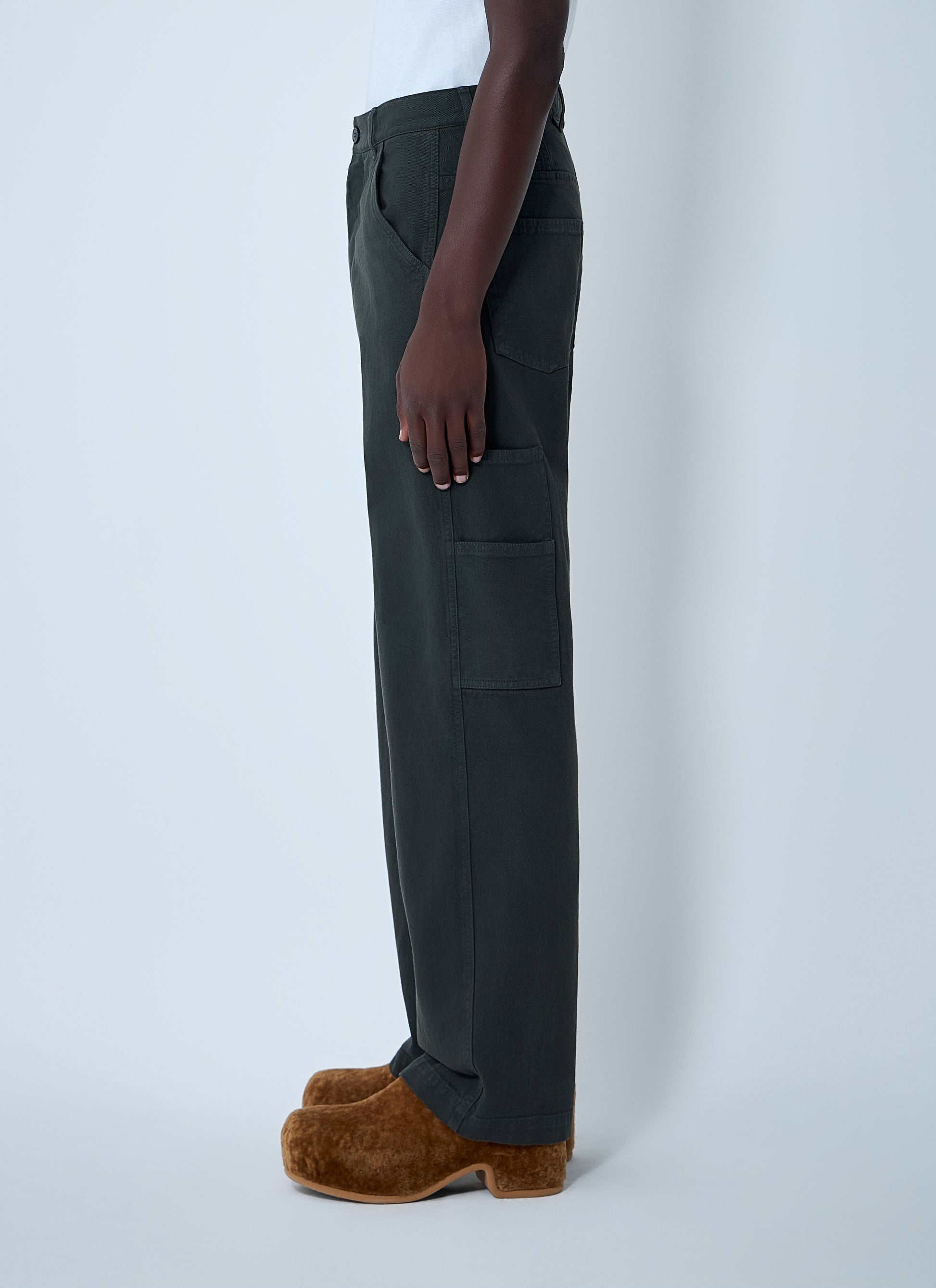 Dries Van Noten Men Drawstring Cotton Pants DRIES VAN NOTEN
