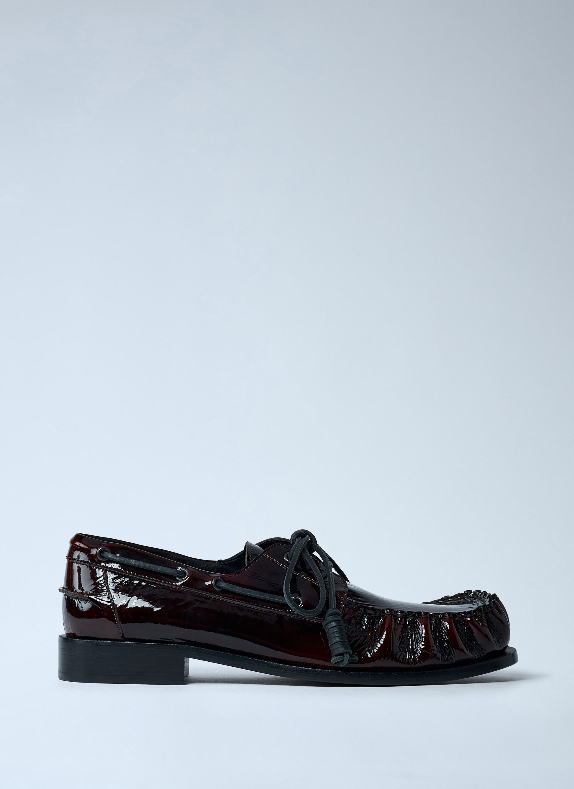 Dries Van Noten Men Patent Lace-Up Shoes DRIES VAN NOTEN