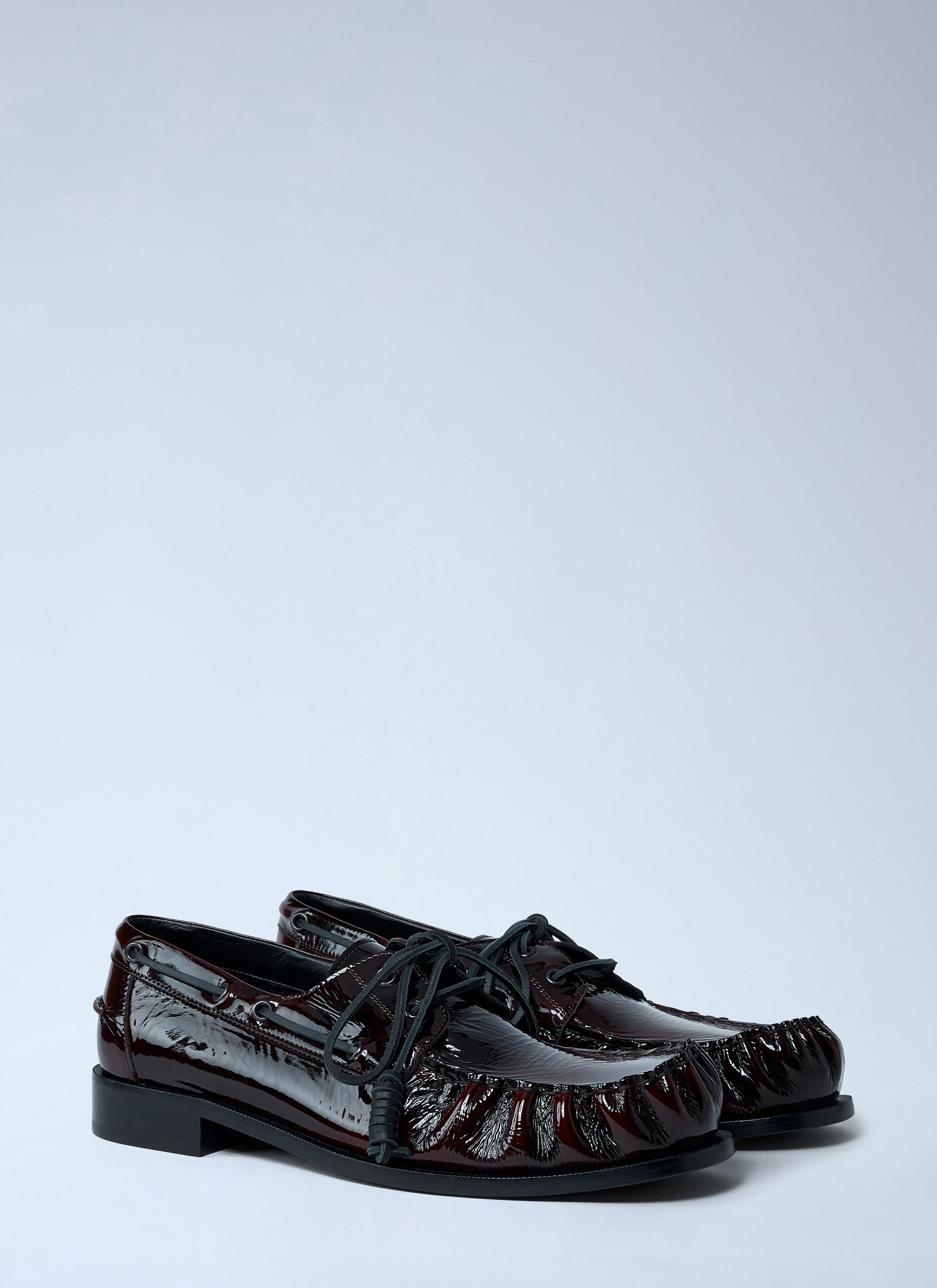 Dries Van Noten Men Patent Lace-Up Shoes DRIES VAN NOTEN