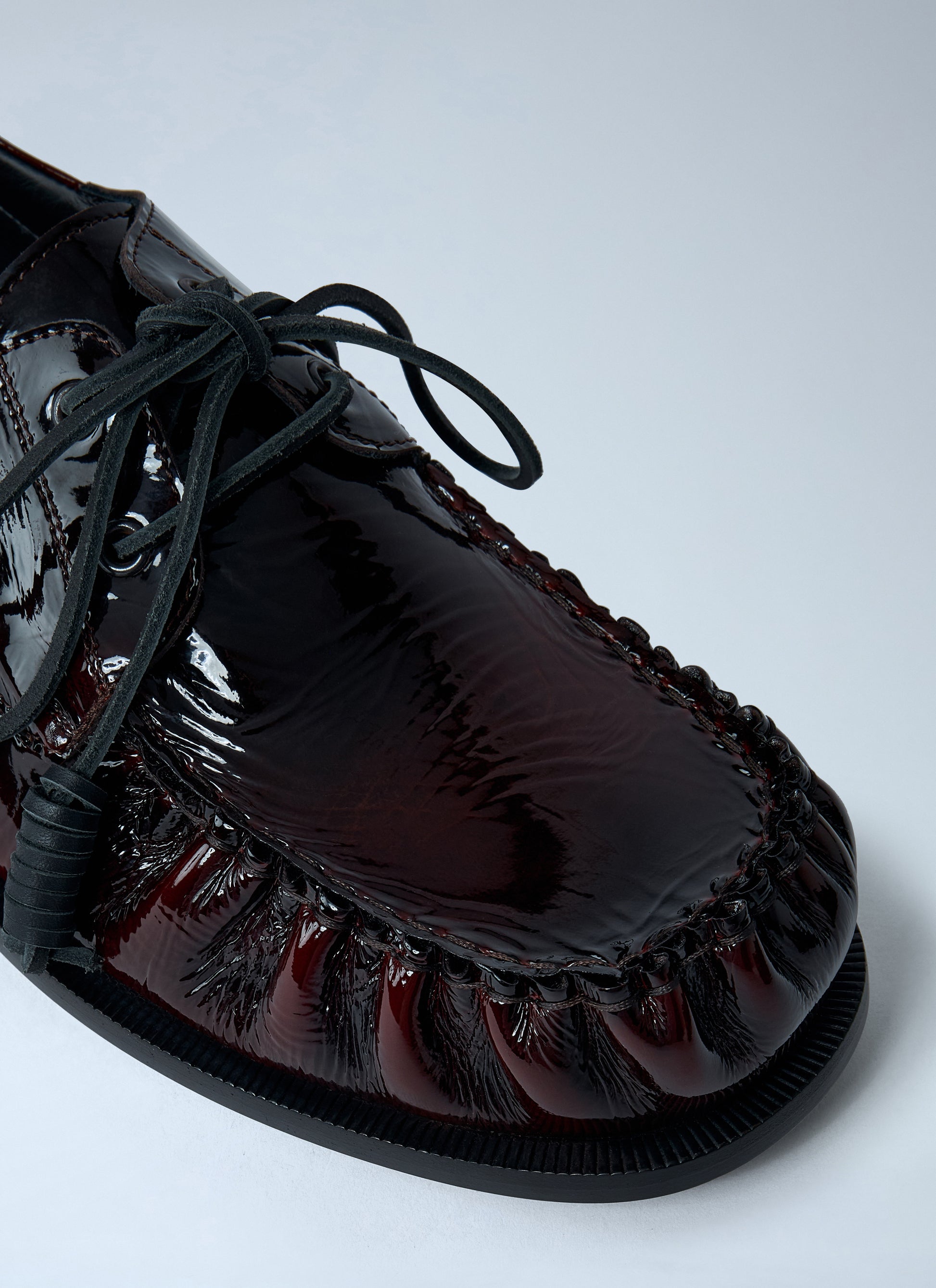 Dries Van Noten Men Patent Lace-Up Shoes DRIES VAN NOTEN