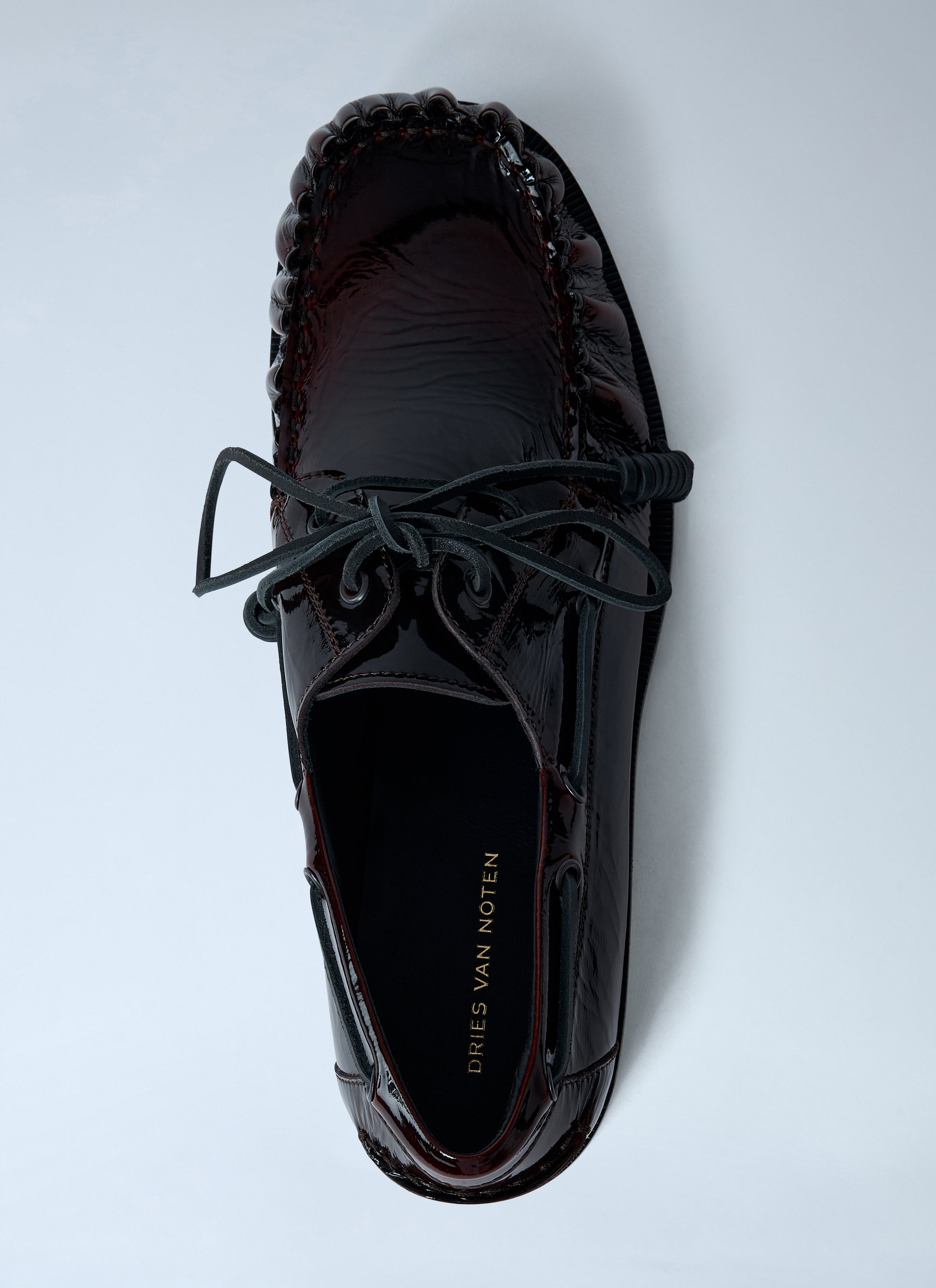 Dries Van Noten Men Patent Lace-Up Shoes DRIES VAN NOTEN