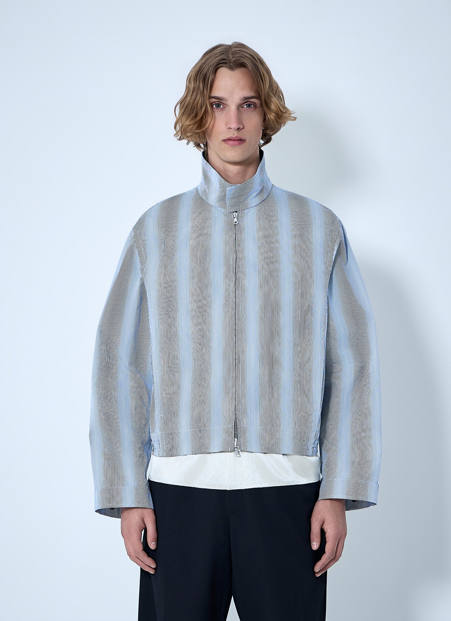 Dries Van Noten Men Striped Zip-Up Jacket DRIES VAN NOTEN