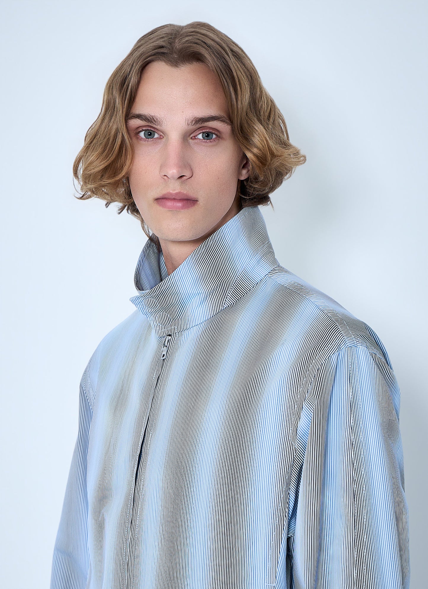 Dries Van Noten Men Striped Zip-Up Jacket DRIES VAN NOTEN