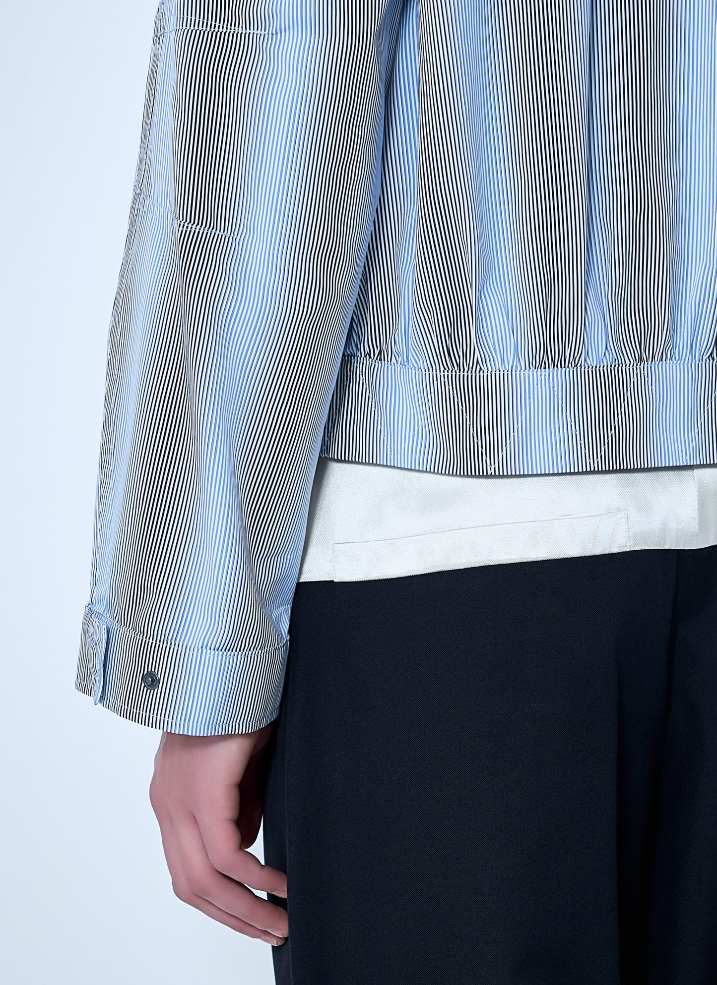 Dries Van Noten Men Striped Zip-Up Jacket DRIES VAN NOTEN