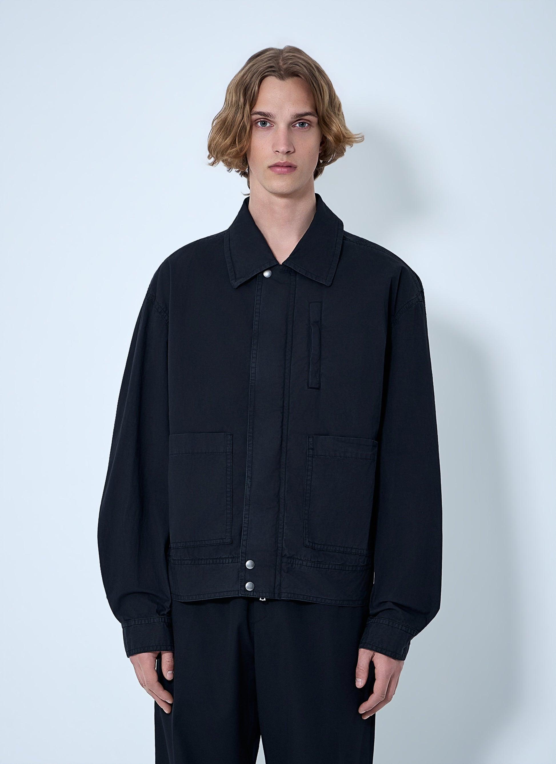 Dries Van Noten Men Cotton Jacket With Snap Fastening DRIES VAN NOTEN