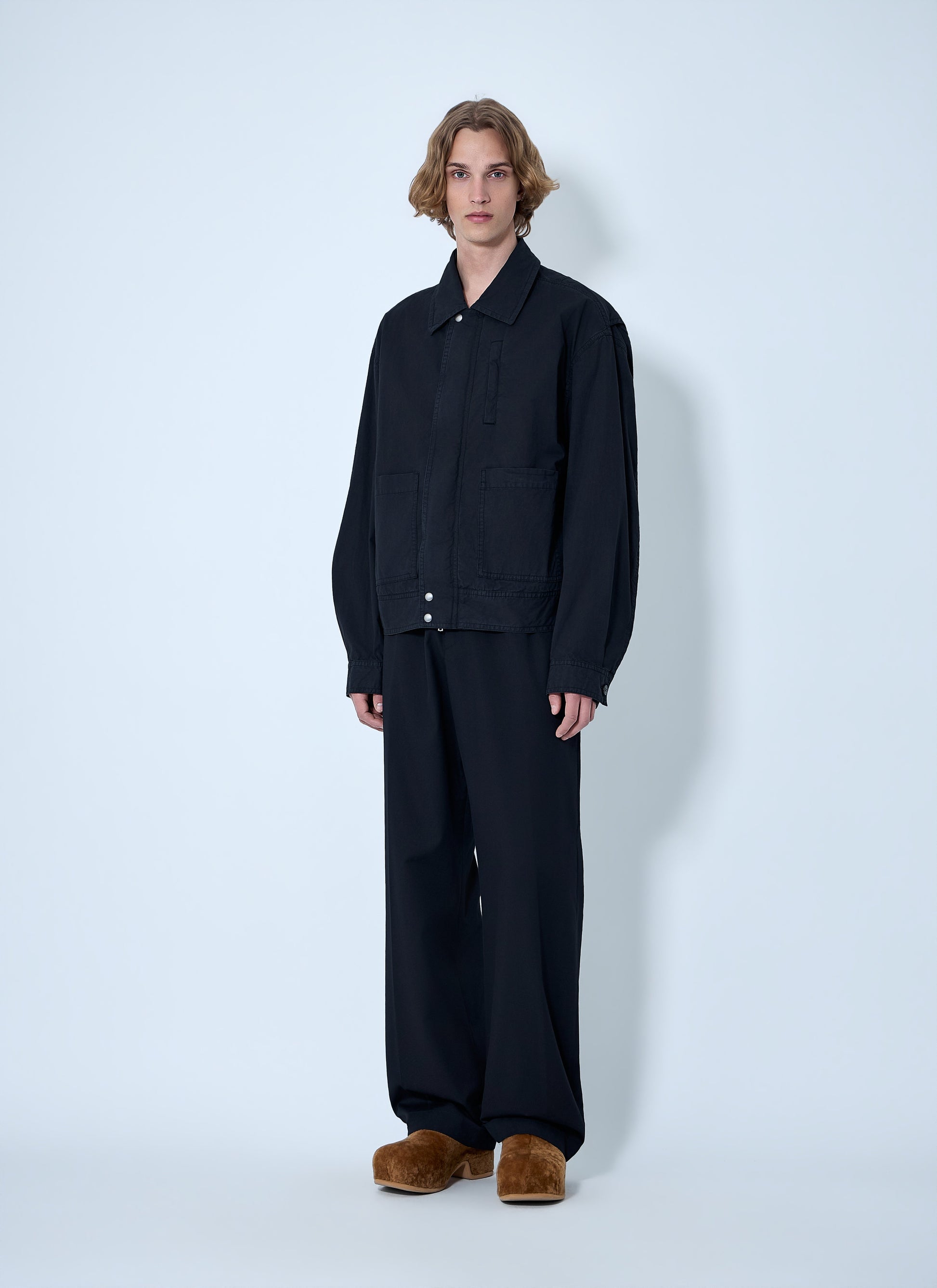 Dries Van Noten Men Cotton Jacket With Snap Fastening DRIES VAN NOTEN