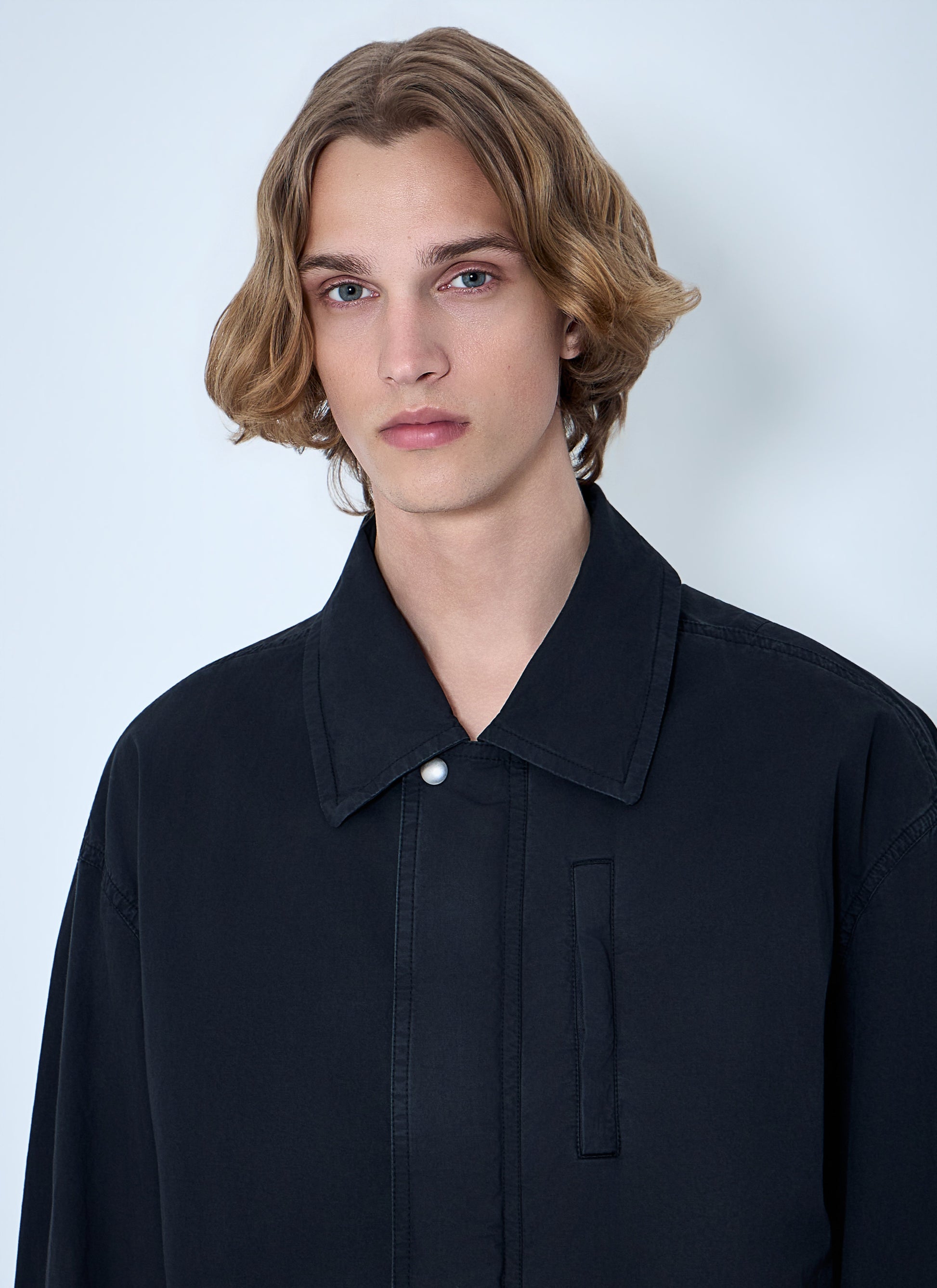Dries Van Noten Men Cotton Jacket With Snap Fastening DRIES VAN NOTEN