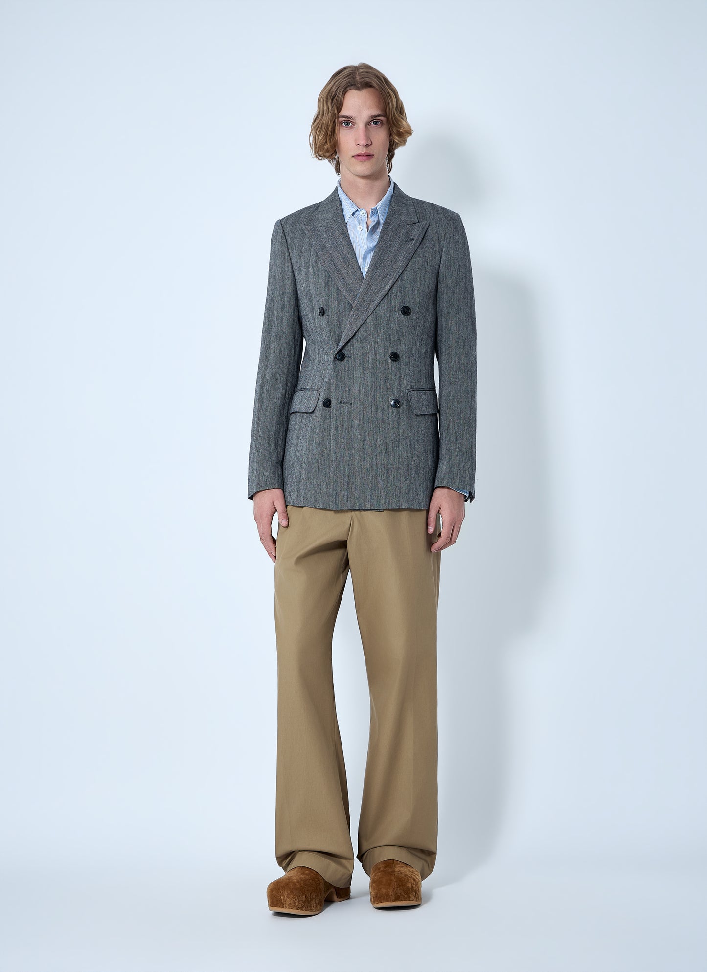 Dries Van Noten Men Double-Breasted Blazer DRIES VAN NOTEN