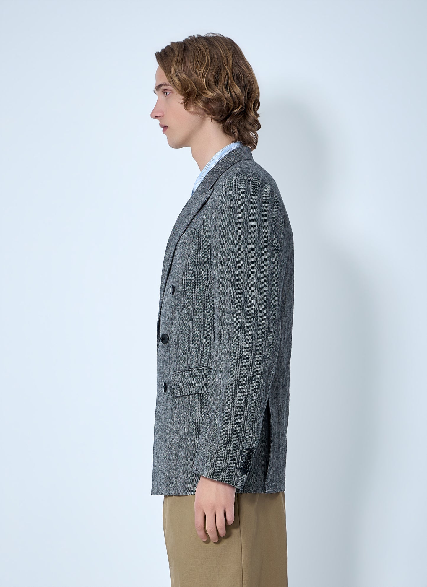 Dries Van Noten Men Double-Breasted Blazer DRIES VAN NOTEN