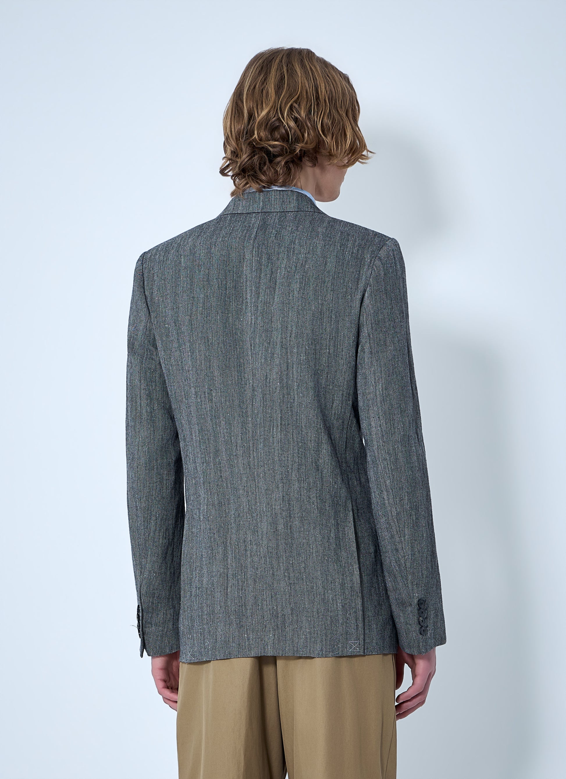 Dries Van Noten Men Double-Breasted Blazer DRIES VAN NOTEN