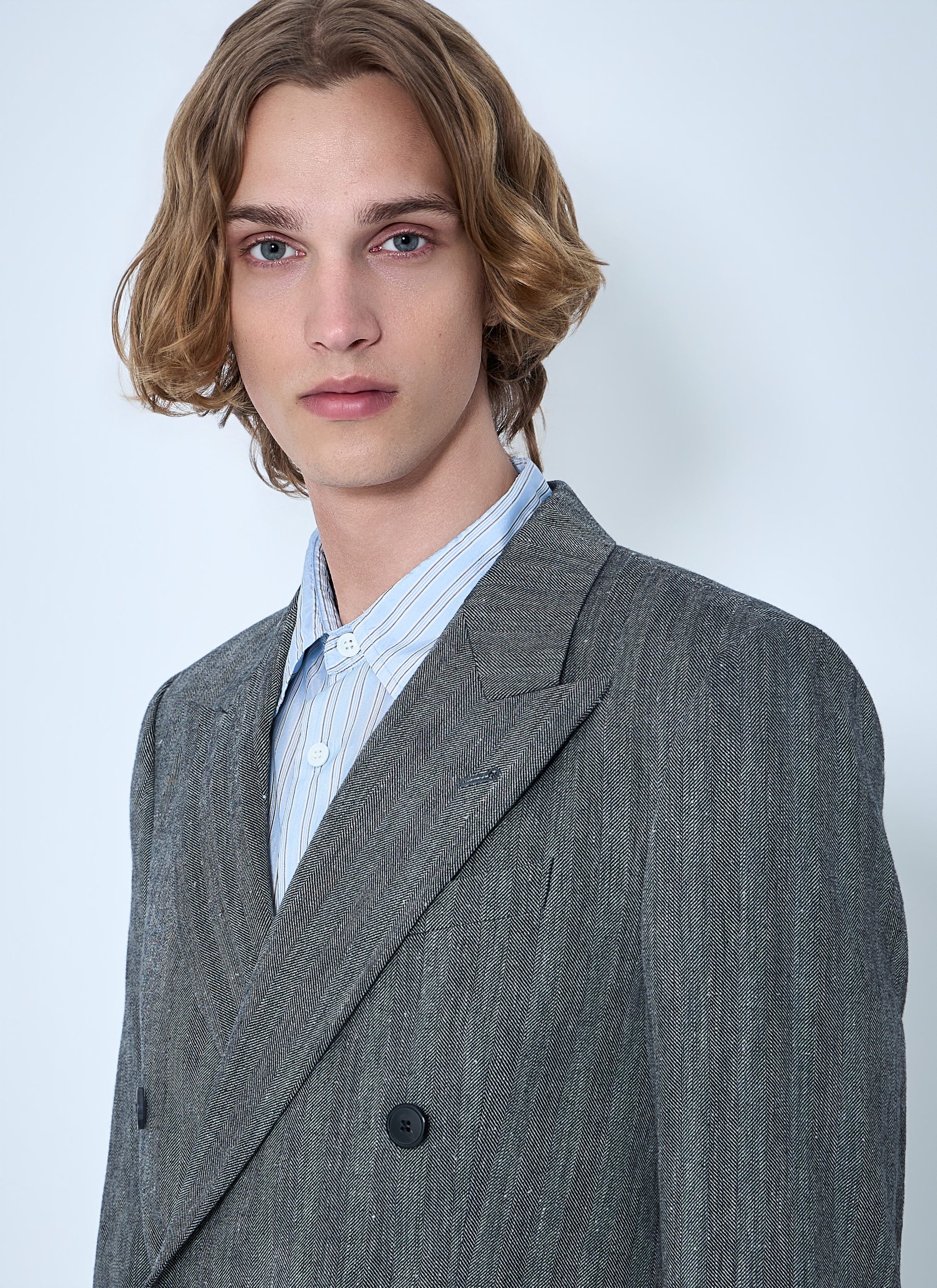Dries Van Noten Men Double-Breasted Blazer DRIES VAN NOTEN