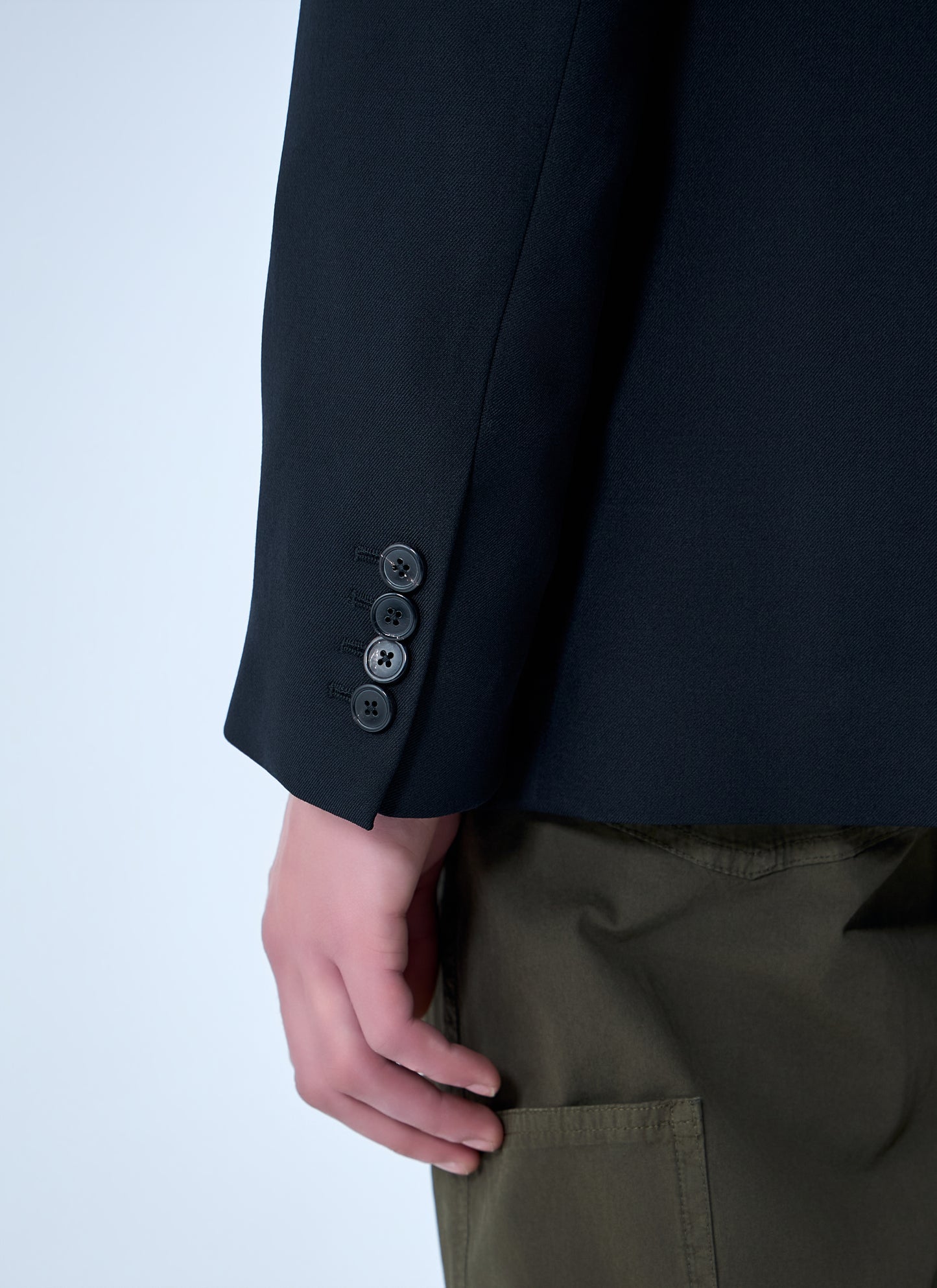 Dries Van Noten Men Single-Breasted Wool Blazer DRIES VAN NOTEN