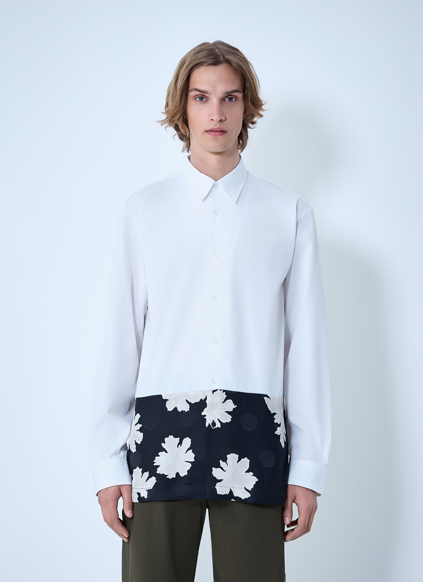Dries Van Noten Men Capero Cotton Poplin Shirt DRIES VAN NOTEN